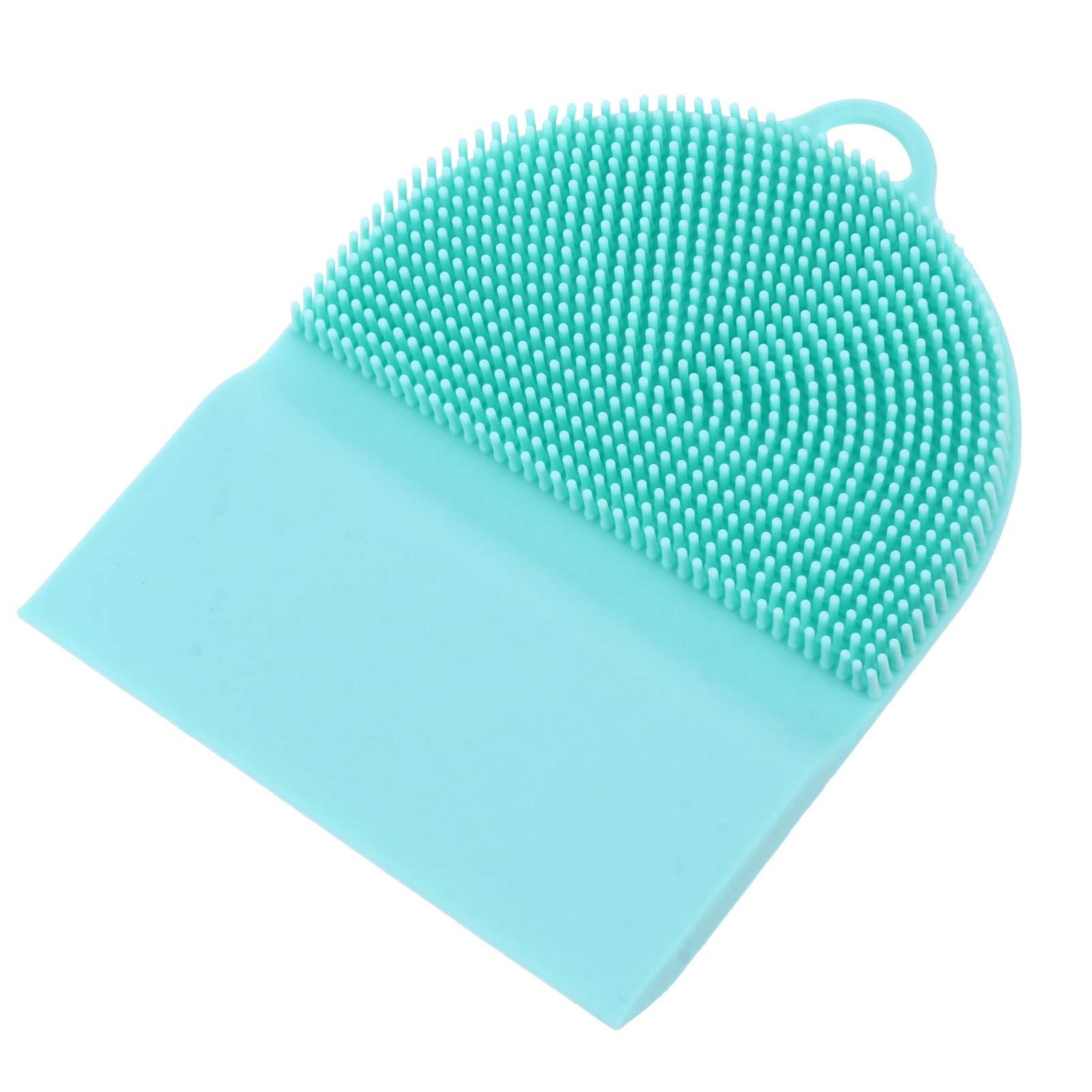 Hemoton Silicone Dish Brush - Eco-Friendly Kitchen Scrubber for Pots, Pans, Fruits & Vegetables | Non-Scratch Cleaning Tool with Ergonomic Handle | Perfect for Dishwashing, Sink Cleaning & Food Prep