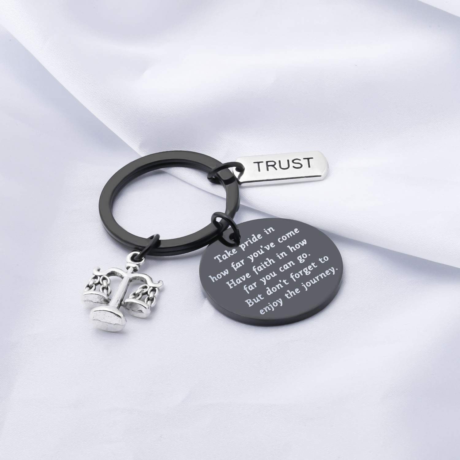 BNQL Law School Graduation Gift - Future Lawyer Keychain for Graduates | Attorney Appreciation Present | Inspirational Legal Career Keepsake - Perfect for Bar Exam Success, Office Decor & Courtroom Confidence