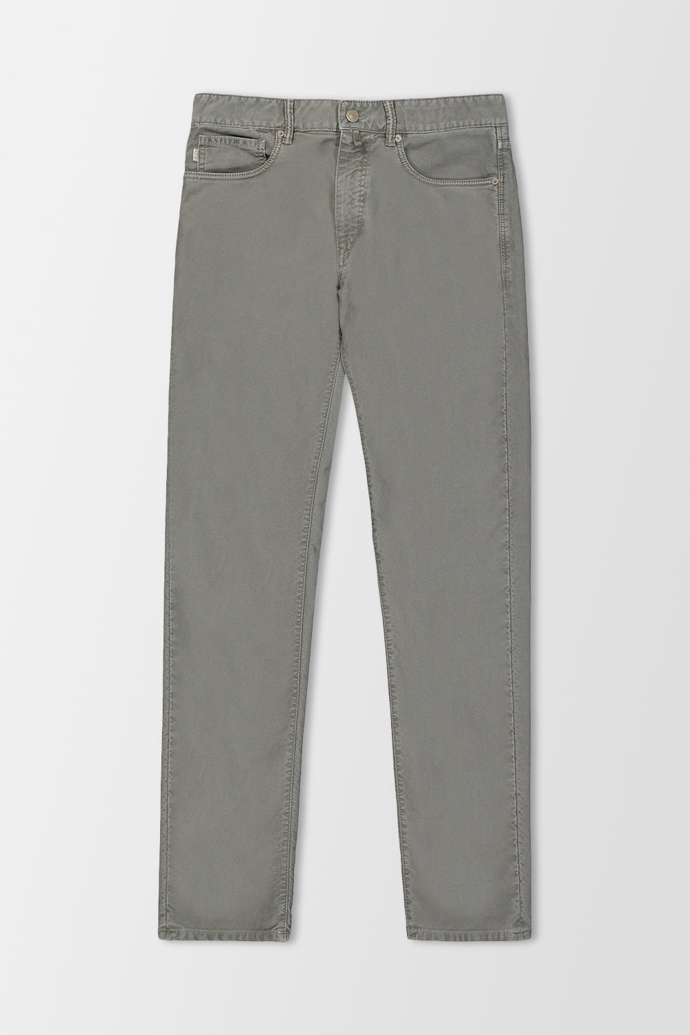 Incotex Grey Casual Trousers for Men - Comfortable Slim Fit Chino Pants for Office, Travel & Everyday Wear