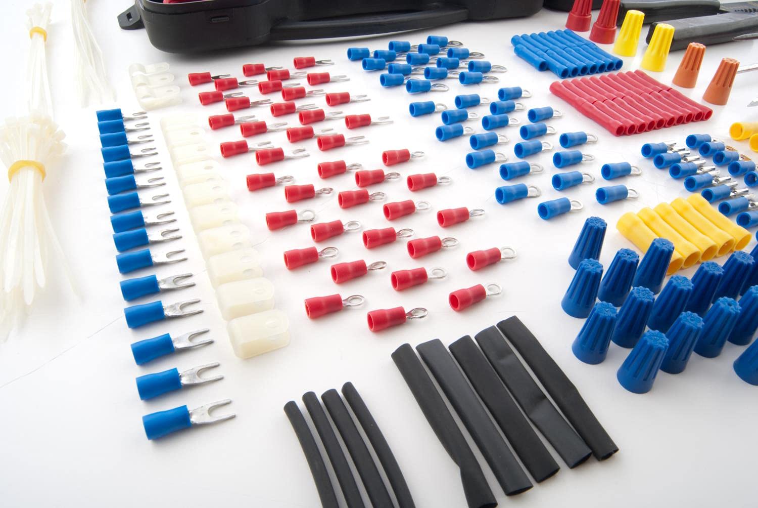 JEGS 285-Piece Electrical Repair Kit with Tools & Case for Car Wiring