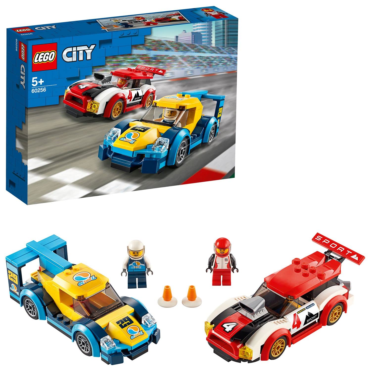 LEGO 60256 City Nitro Wheels Racing Cars Building Toy Set for Kids - Perfect for Creative Play, Birthday Gifts & Collectors