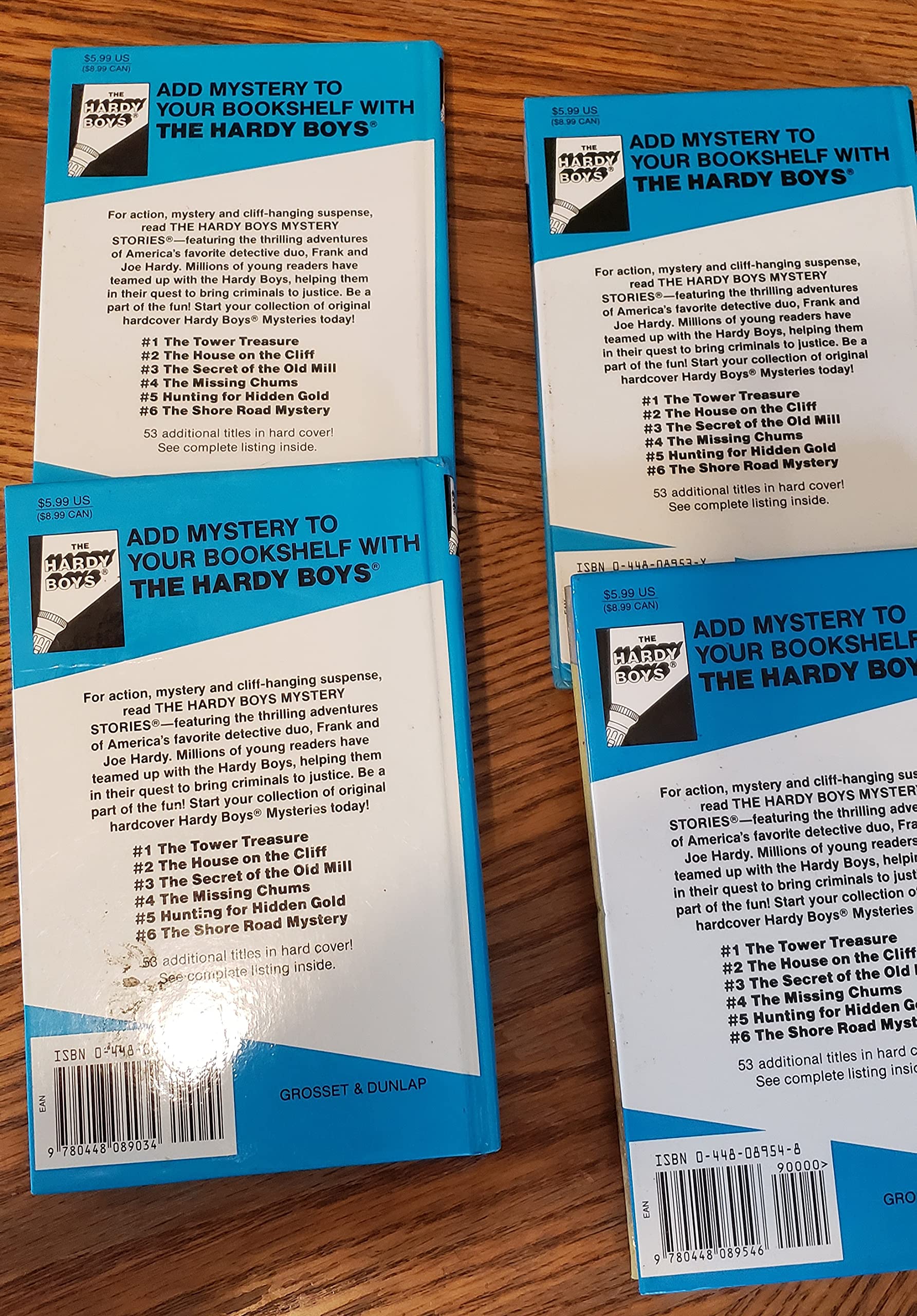 Hardy Boys Mystery Books Set - Volumes 51 to 58 | Classic Teen Detective Novels Collection | Perfect for Young Readers & Gift Giving