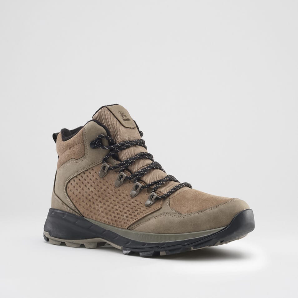 Men's TREK SNOW MID Waterproof Hiking Boots - Winter Outdoor Snow Boots for Men, Durable Traction & Insulated Warmth - Perfect for Mountain Climbing, Camping & Snowy Adventures