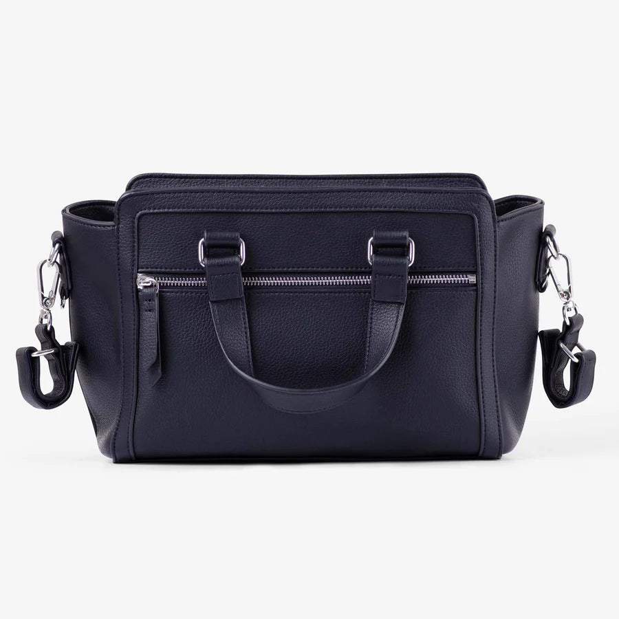 Vanchi Amelia Convertible Diaper Bag & Stroller Organizer - Black | Perfect for Baby Essentials, Travel & On-the-Go Parents