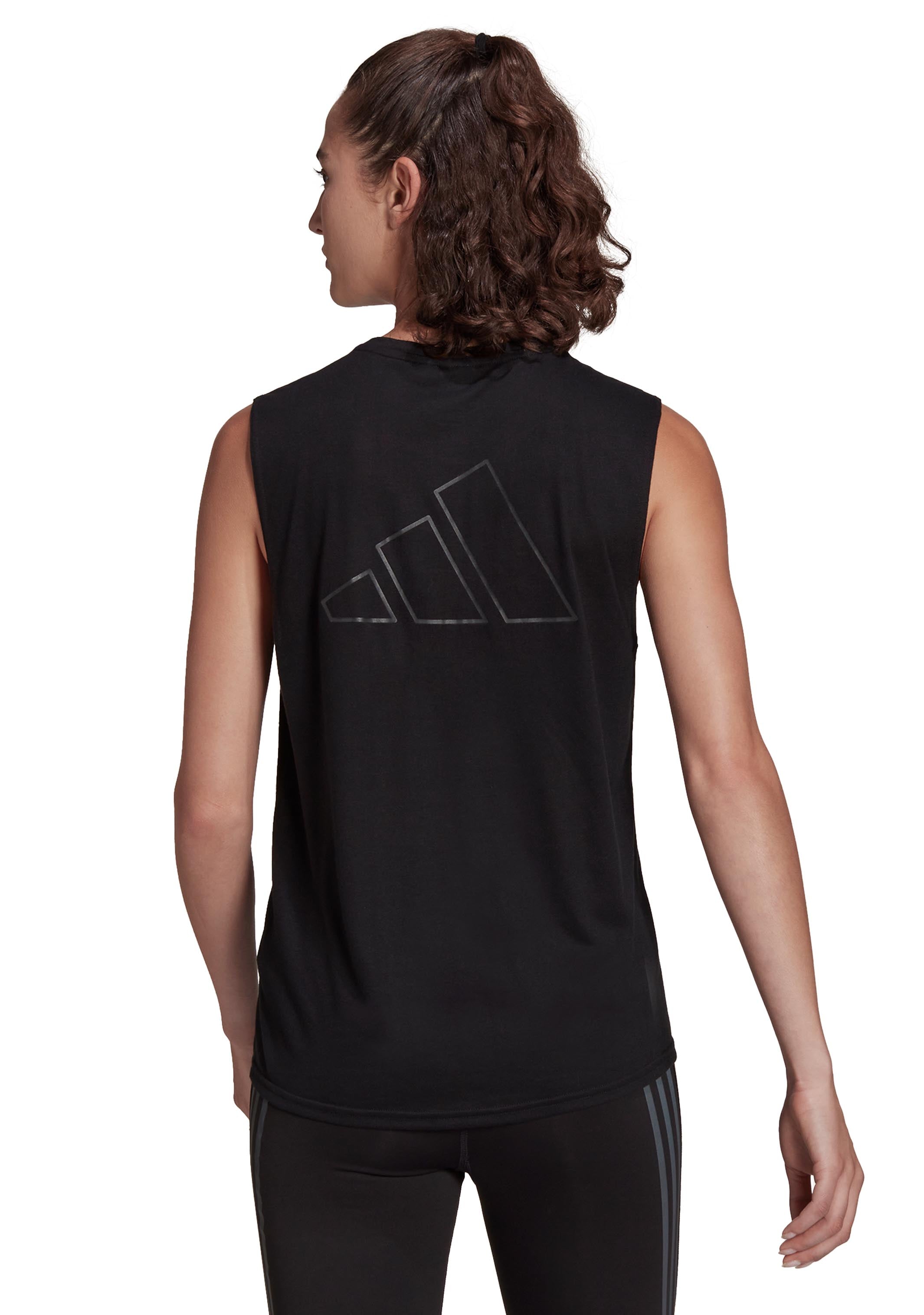 Adidas Women's Adi Run Icons Running Tank Top - Lightweight Breathable Workout Shirt for Running, Gym & Yoga | Perfect for Fitness Enthusiasts & Athletes