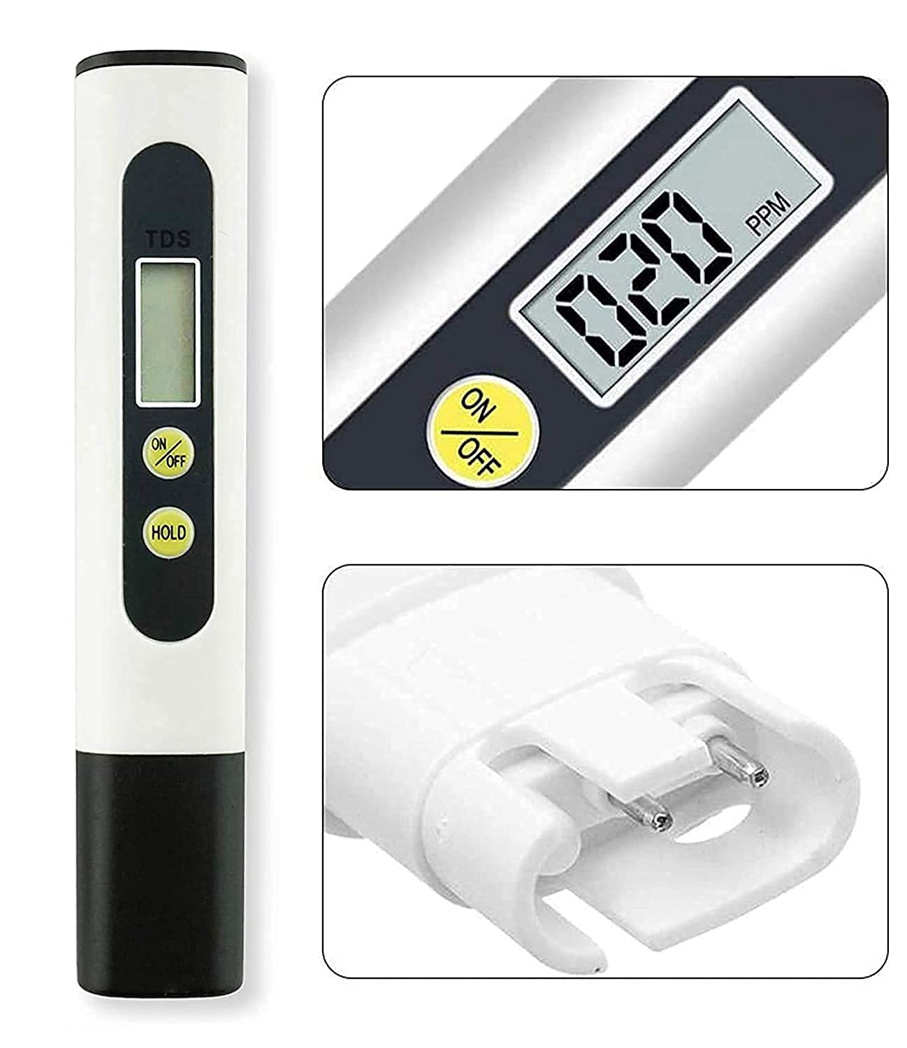 Digital TDS Meter for Water Quality Testing - Accurate PPM Level Measurement | Ideal for Drinking Water, Aquariums, and Hydroponics
