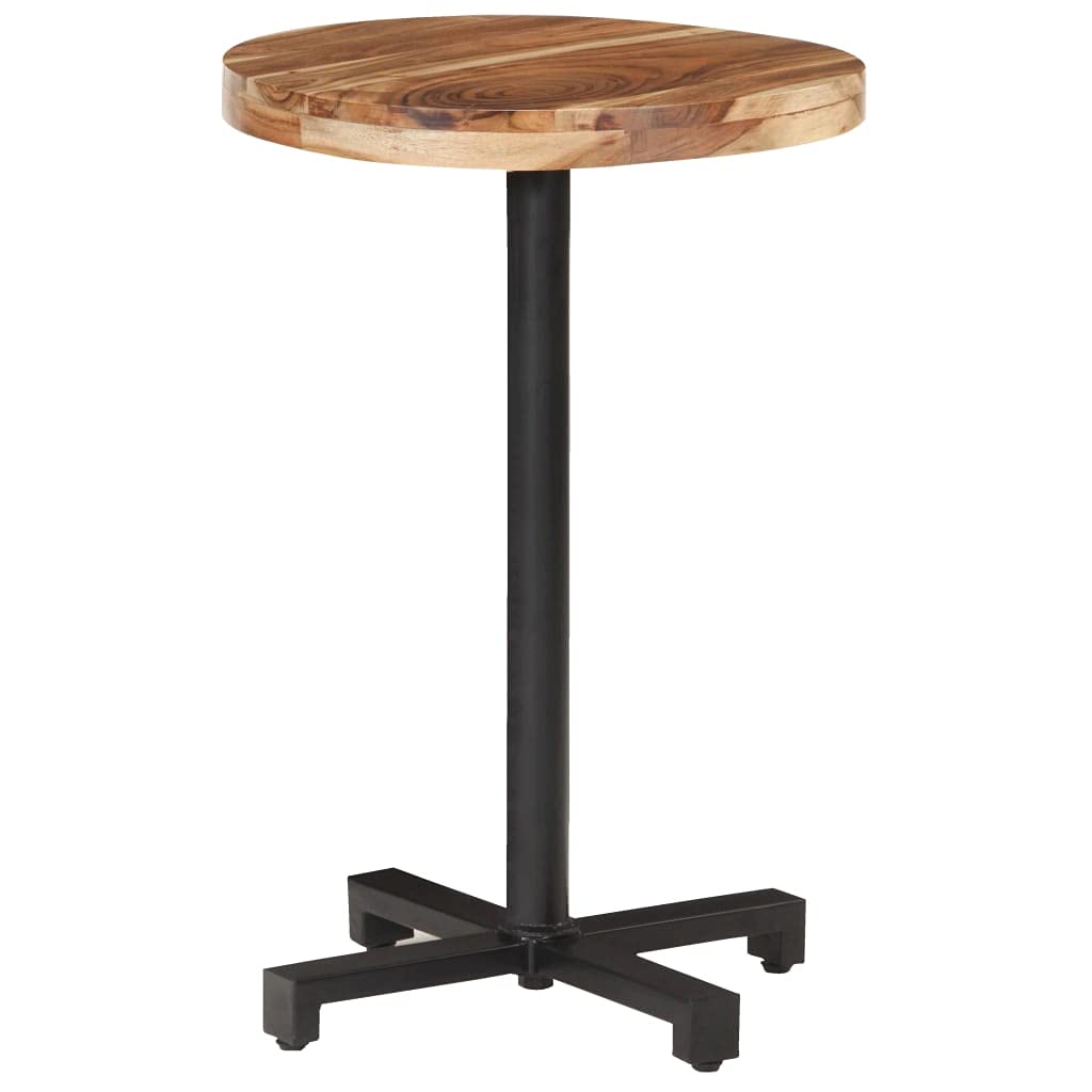 Solid Acacia Wood Round Dining Table Ø19.7