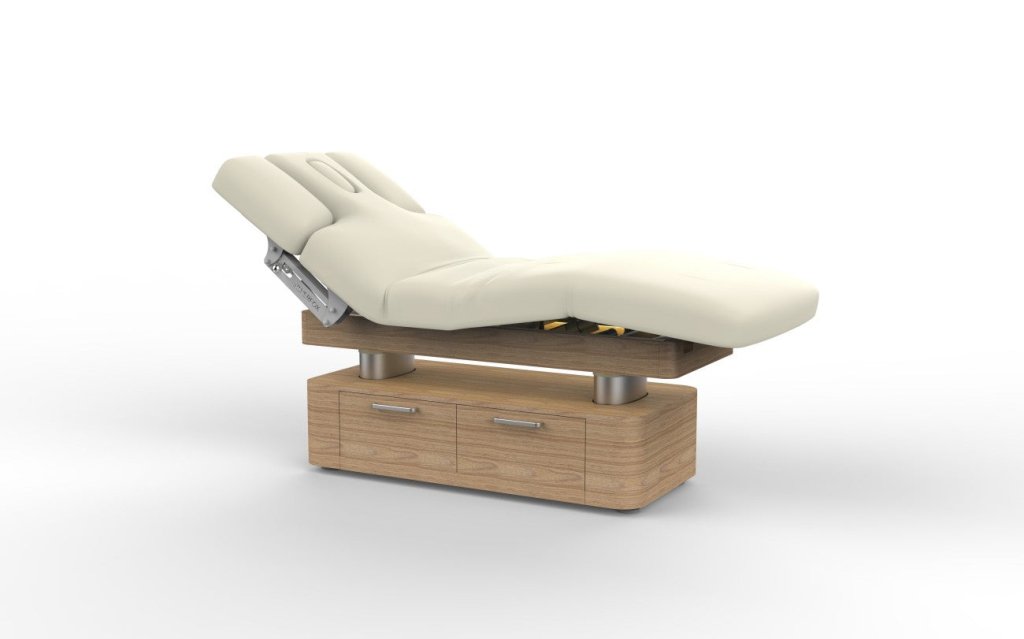 Silverfox Spa Electric Facial Bed 2283 - Professional Hydraulic Massage Table for Estheticians & Salons - Perfect for Facials, Waxing & Beauty Treatments