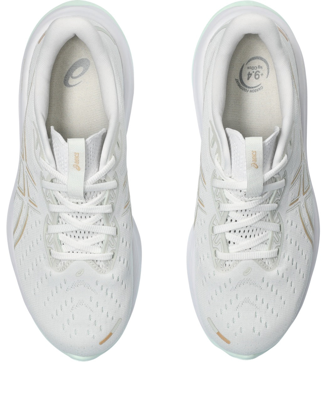 Women's Running Shoes Cumulus 26 - 100% White/Pale Mint - Lightweight Cushioned Sneakers for Women - Perfect for Jogging, Gym Workouts & Daily Walking