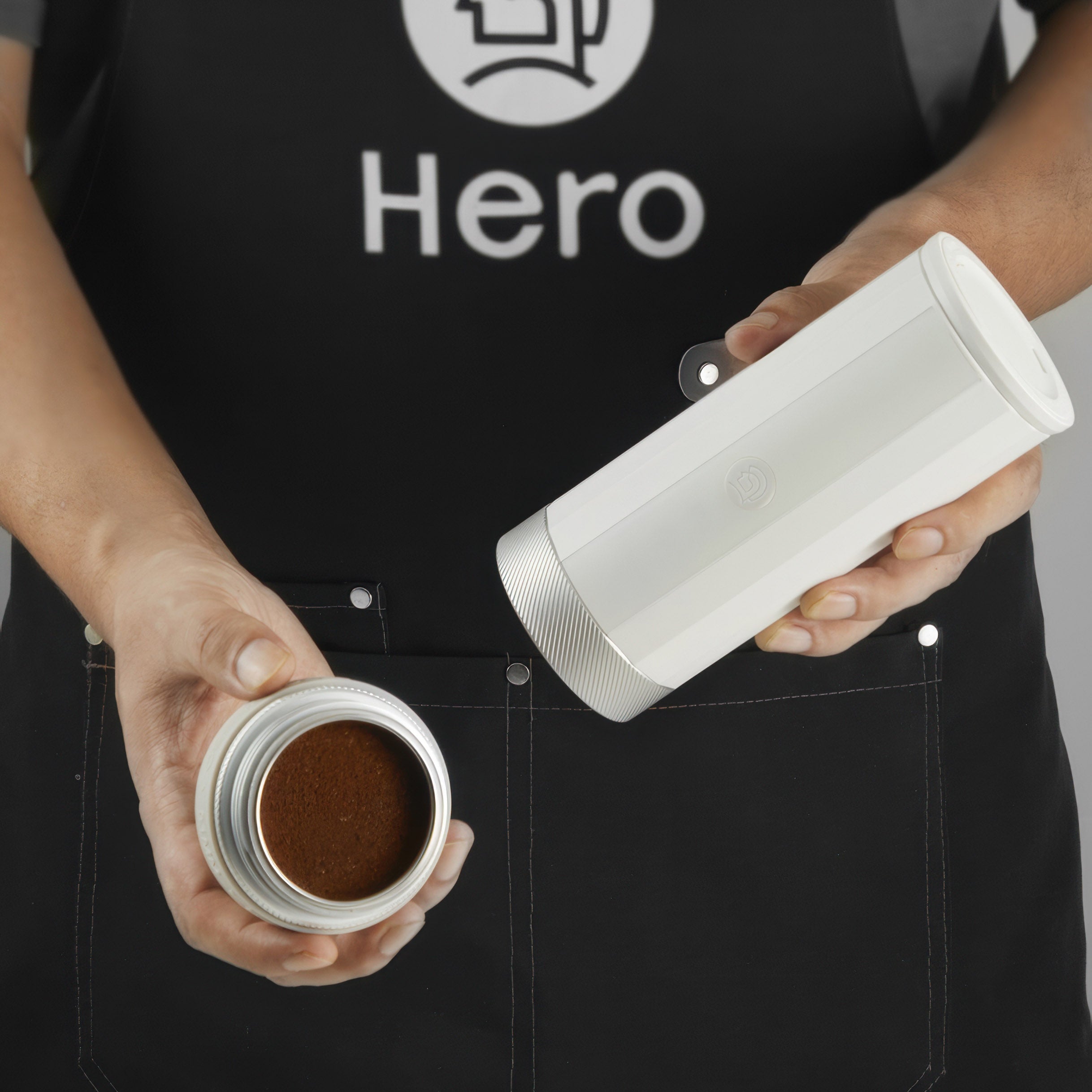 Heropresso 20 Bar Portable Espresso Maker Pro - Compact Manual Coffee Machine for Camping, Travel & Home Use - Perfect for Outdoor Adventures & Office Breaks