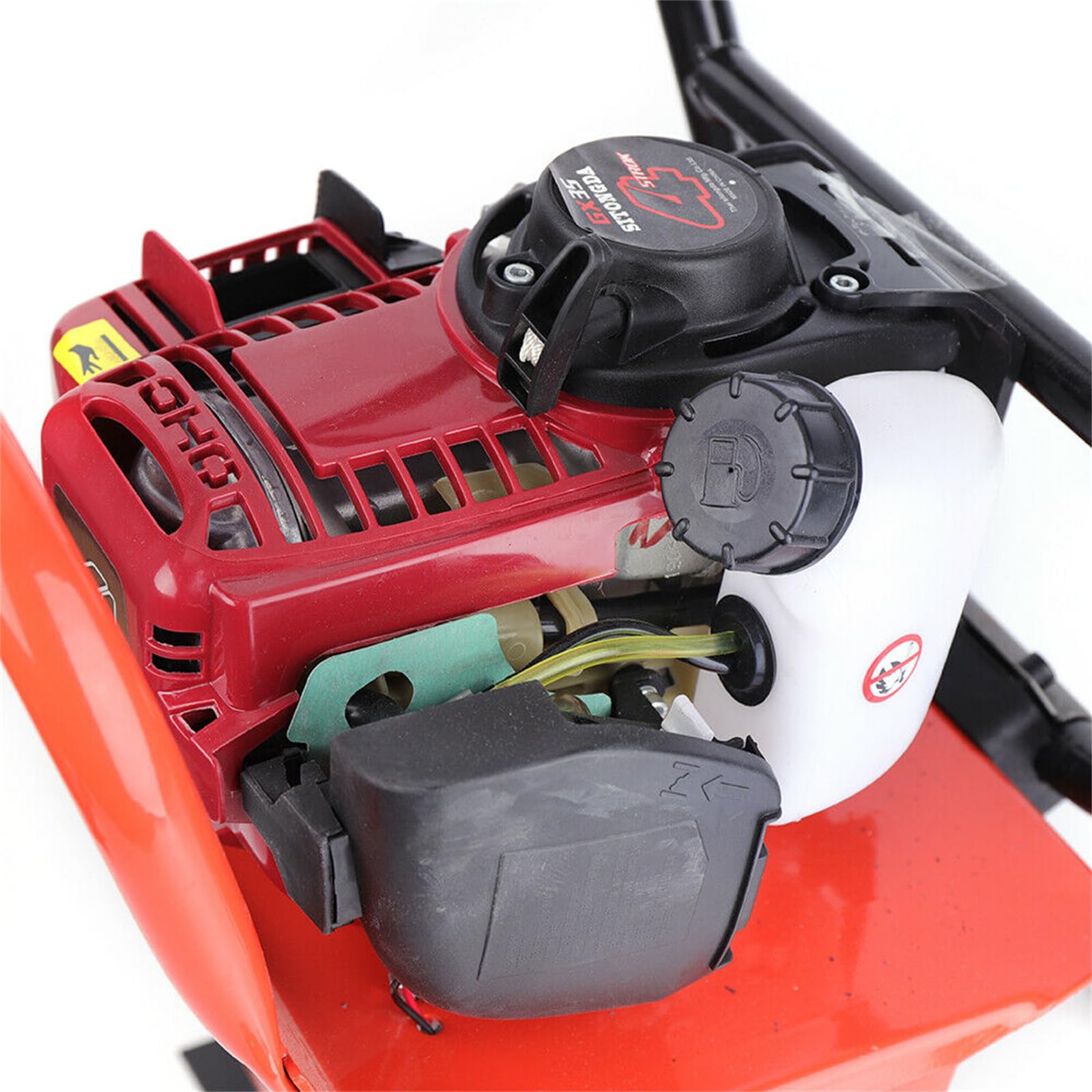 1.2HP 4-Stroke Gas Powered Concrete Vibrator - Air-Cooled Gasoline Engine 5200RPM Cement Screed Machine with Adjustable Handle for Construction, Floor Leveling & Concrete Compaction | Perfect for Driveways, Patios & Foundation Work