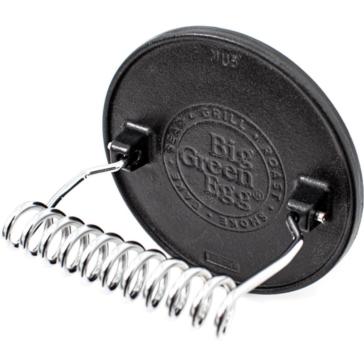 Heavy Duty Cast Iron Grill Press for Big Green Egg - Perfect for Smashing Burgers, Paninis & BBQ Cooking | Outdoor Grilling Accessories