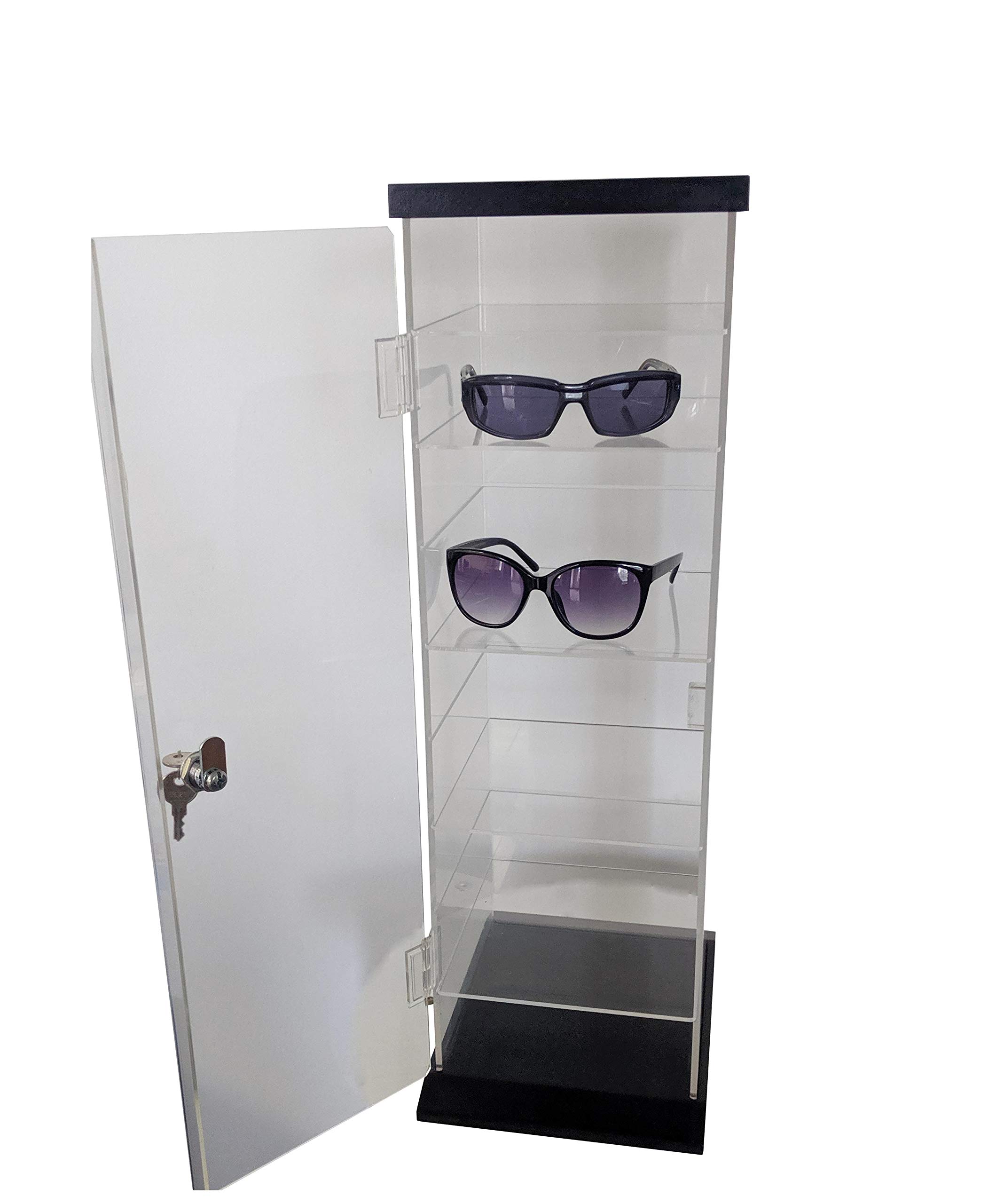 FixtureDisplays® 9-Tier Acrylic Eyewear Display Stand for Sunglasses & Reading Glasses - 8