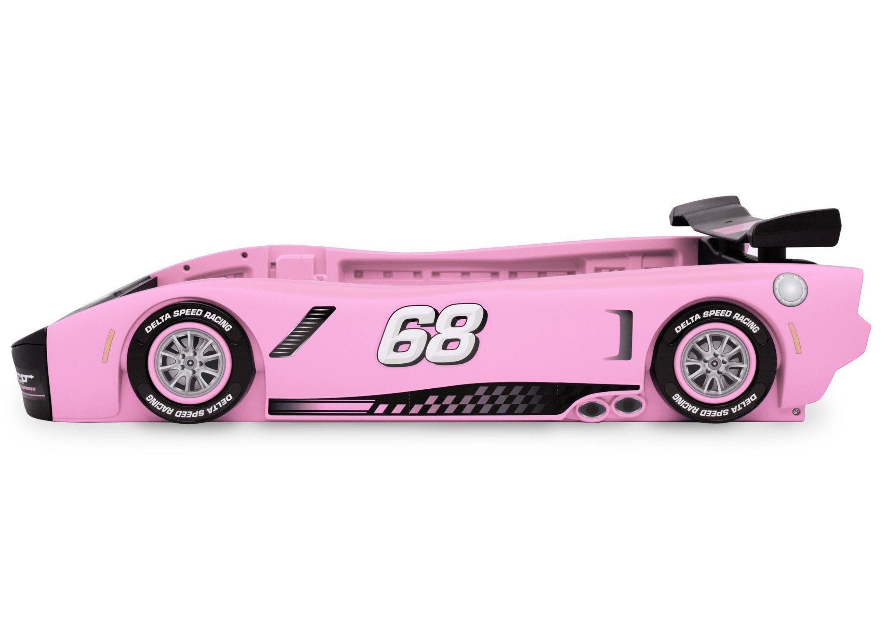 Turbo Race Car Twin Bed for Kids - High-Speed Design Themed Bedroom Furniture for Boys & Girls - Perfect for Racing Enthusiasts' Bedrooms and Playrooms
