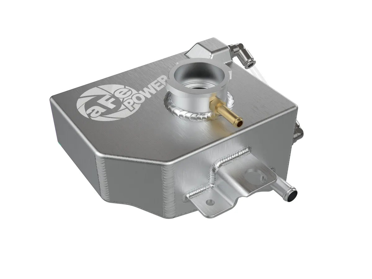 AFE BladeRunner Supercharger Coolant Expansion Tank for 2015-2023 Dodge Challenger & Charger 6.2L Hellcat - High-Performance Cooling Upgrade for Track & Street Racing