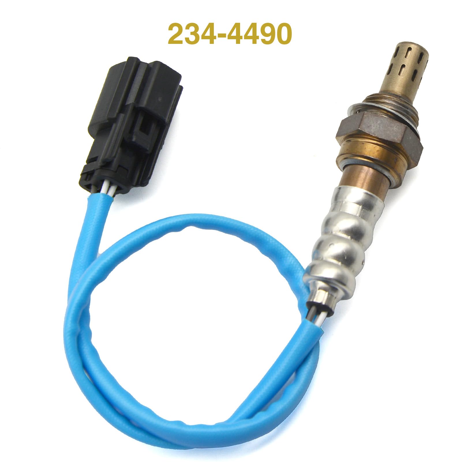 High-Quality O2 Oxygen Sensor Downstream Replacement for 234-4490 234-4489 2344490 - Compatible with Multiple Vehicle Models - Perfect for Engine Performance & Emissions Control