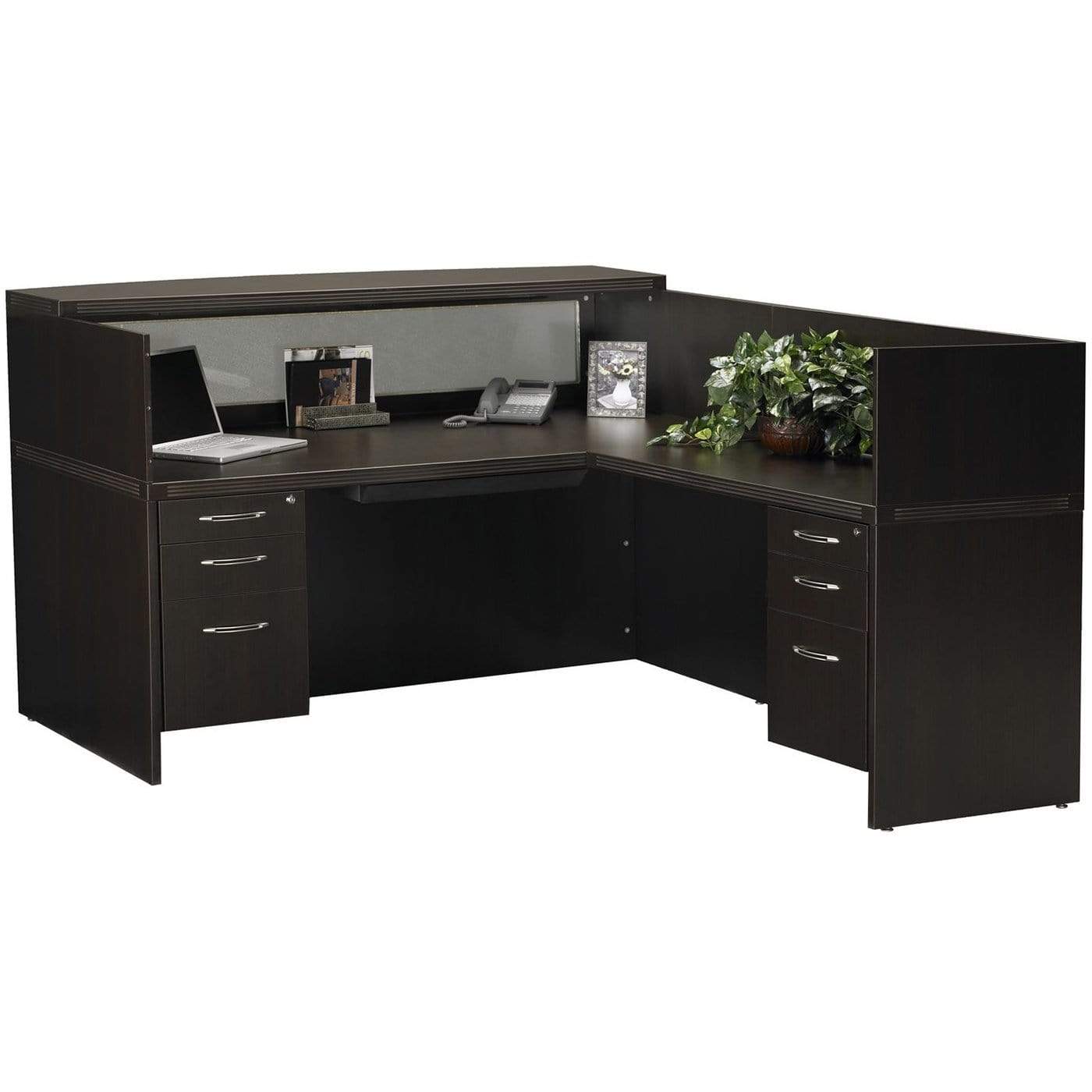 Safco Mayline Aberdeen Office Desk Set [AT36] - Modern Executive Workstation for Home & Business Use - Perfect for Office, Study, and Conference Rooms