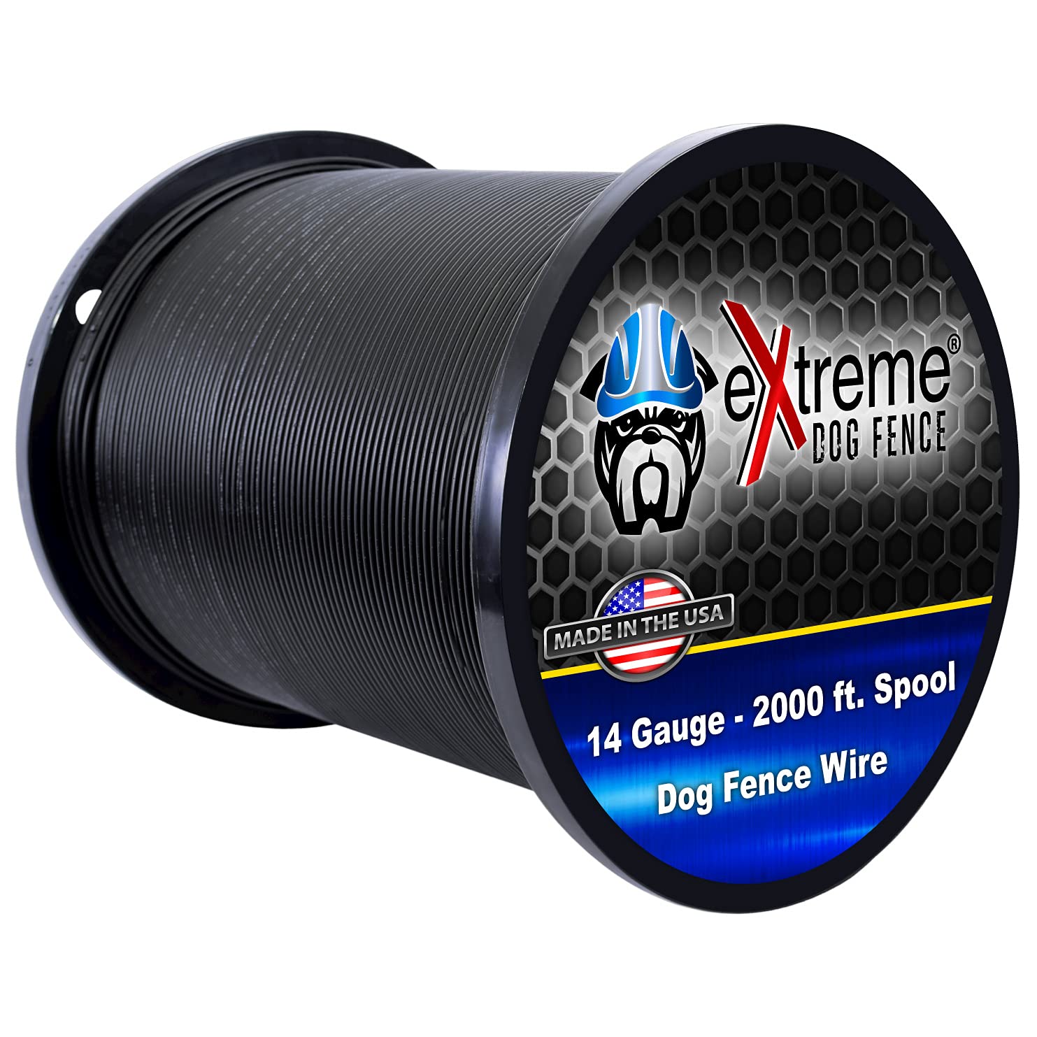 Heavy Duty 14-Gauge/45 Mil Extreme Dog Fence Wire - 2000 Feet for Large Yard Pet Containment | Perfect for Underground Dog Fences & Outdoor Pet Safety
