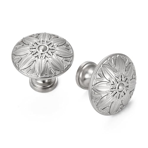Small / Brushed Nickel / Dia 32mm / 20 Pack