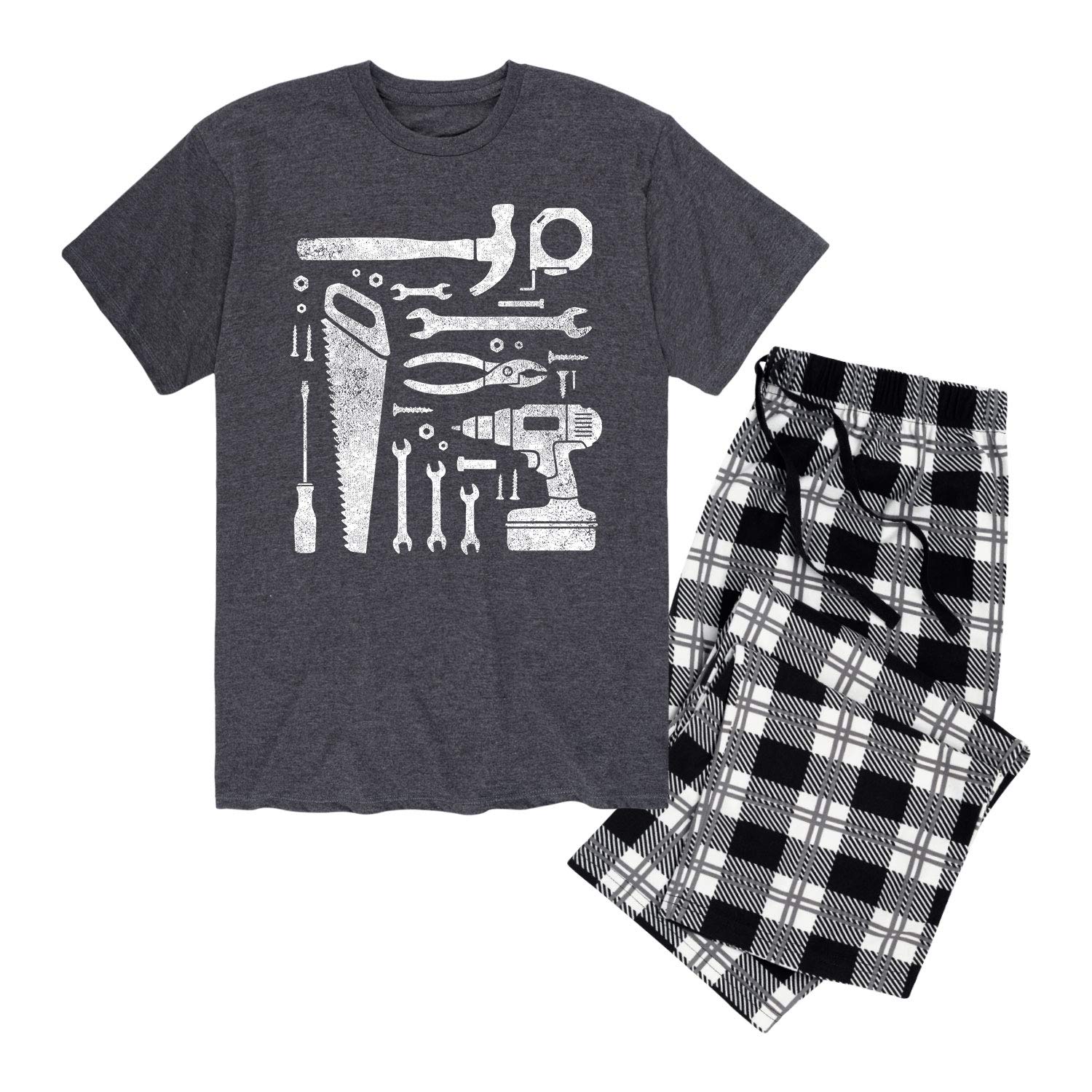 Premium Men's Pajama Set - Soft Cotton Sleepwear with Pockets - Comfortable Lounge Pajamas for Men - Perfect for Home Relaxation, Sleep & Lounging