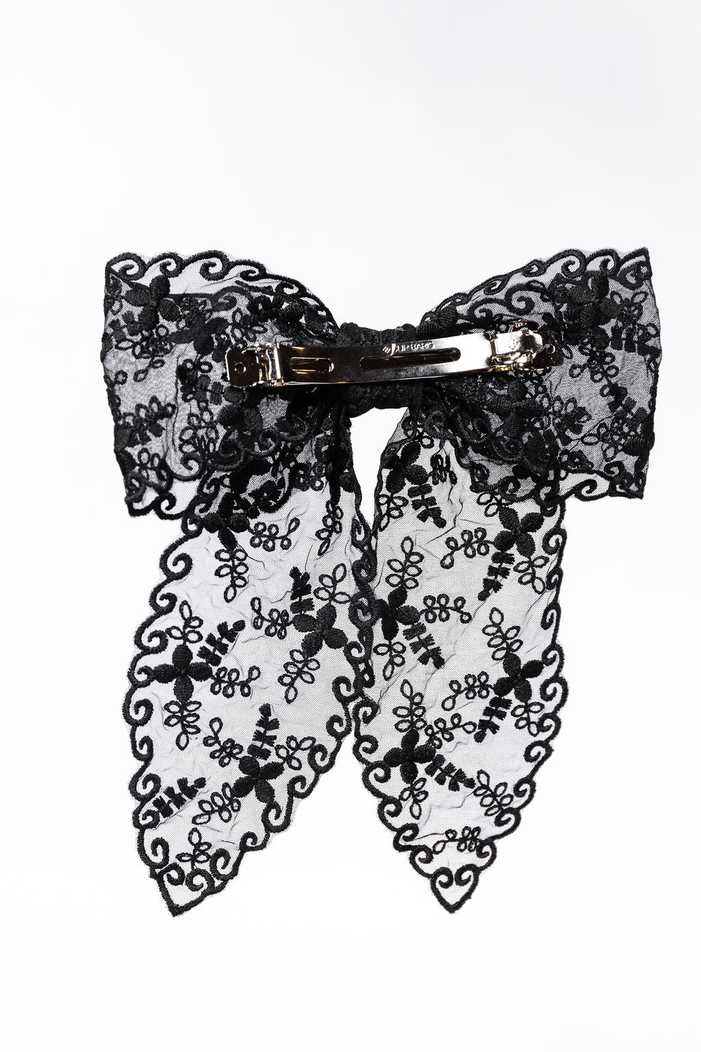 Elegant Black Lace Hair Bow for Women - Perfect for Weddings, Parties & Special Occasions - Final Sale
