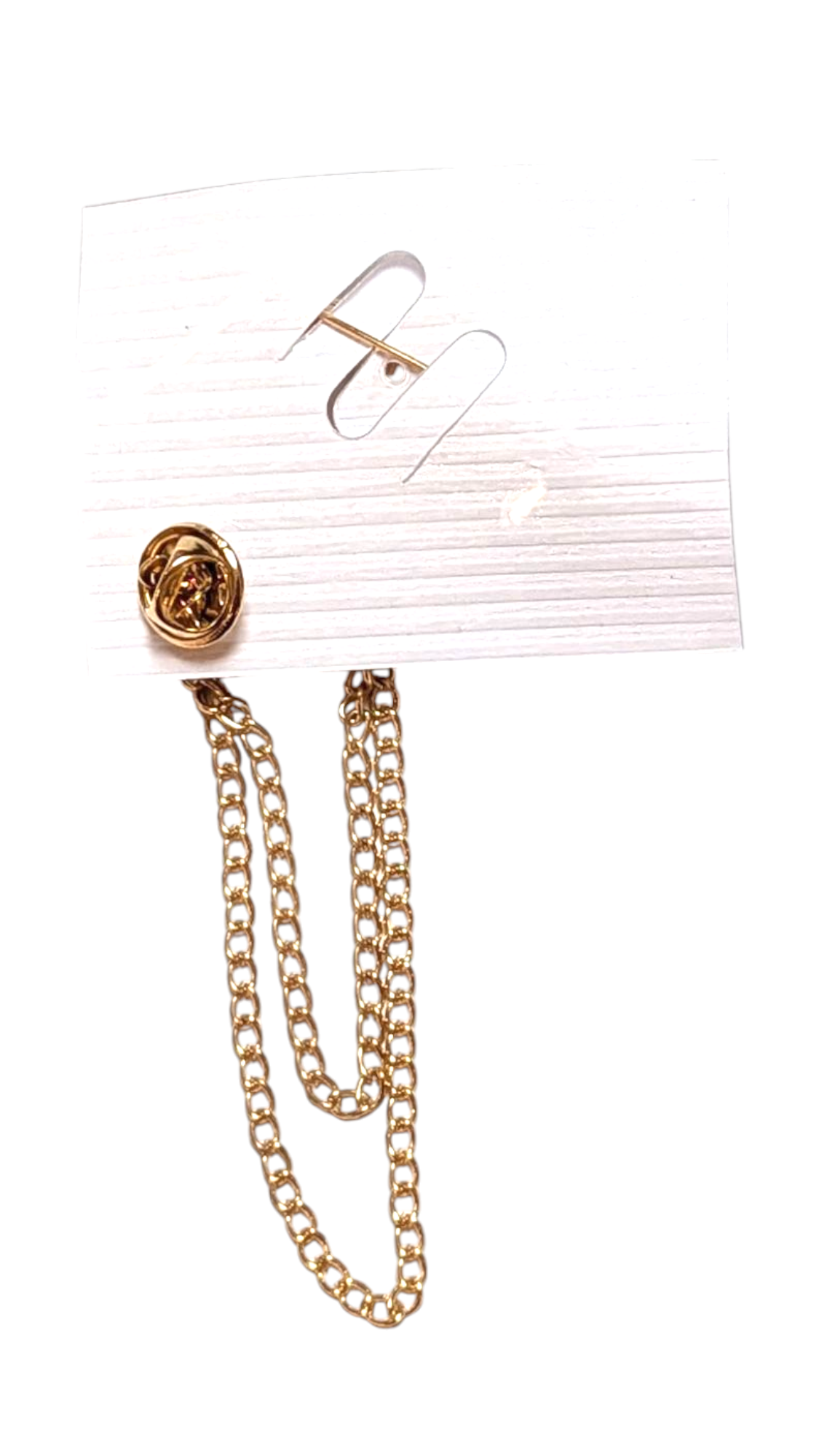 Dupsie's Majestic Gold Crown Lapel Pin - Elegant Brooch for Suits, Blazers & Formal Wear - Perfect for Weddings, Prom & Business Events (DPLPKGC3)