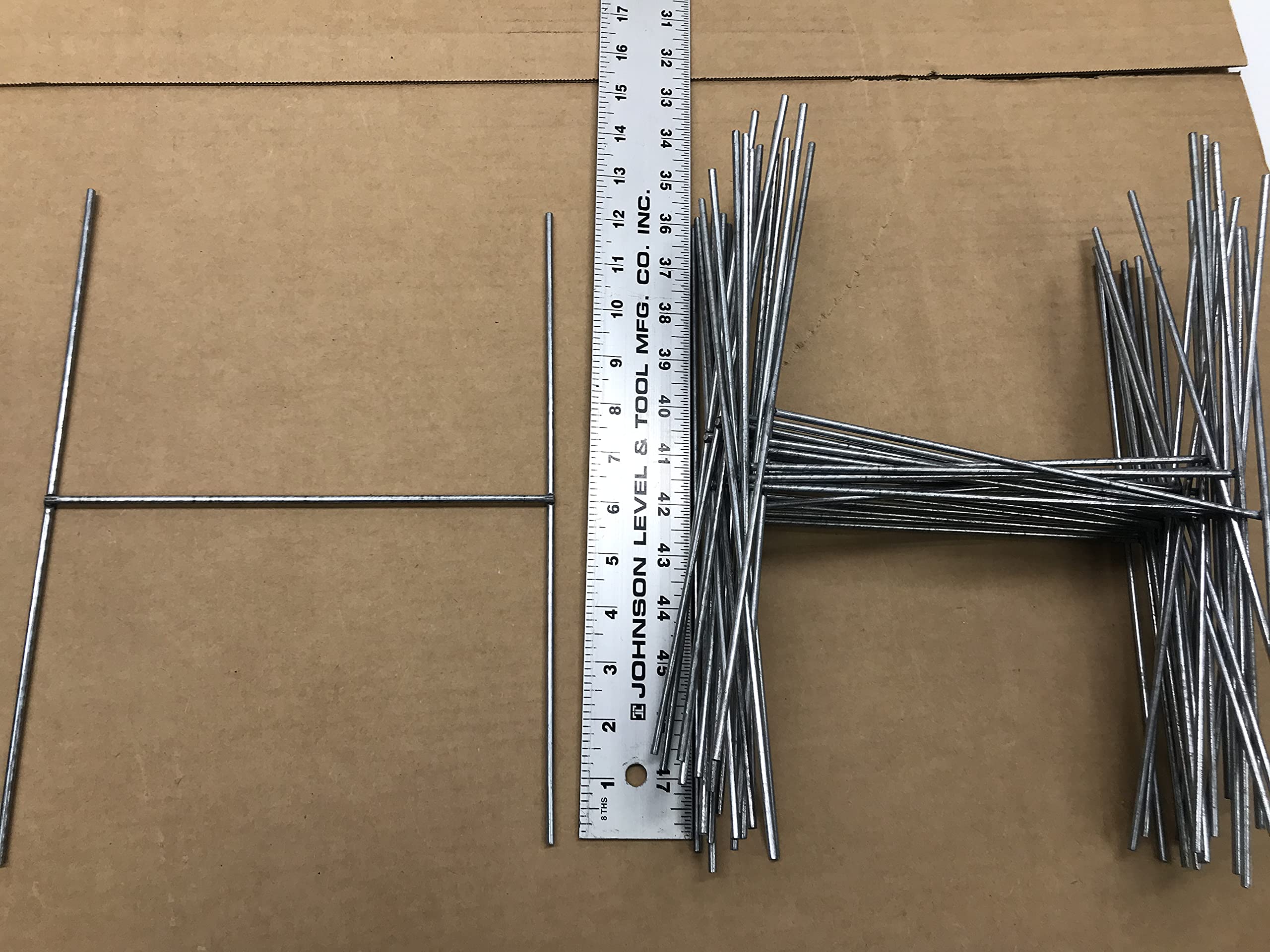 200 Pack 12 x 9 Inch Galvanized Steel H-Frame Sign Holders - 9 Gauge Heavy Duty Wire Stakes for 4mm/5mm Corrugated Plastic Signs (12