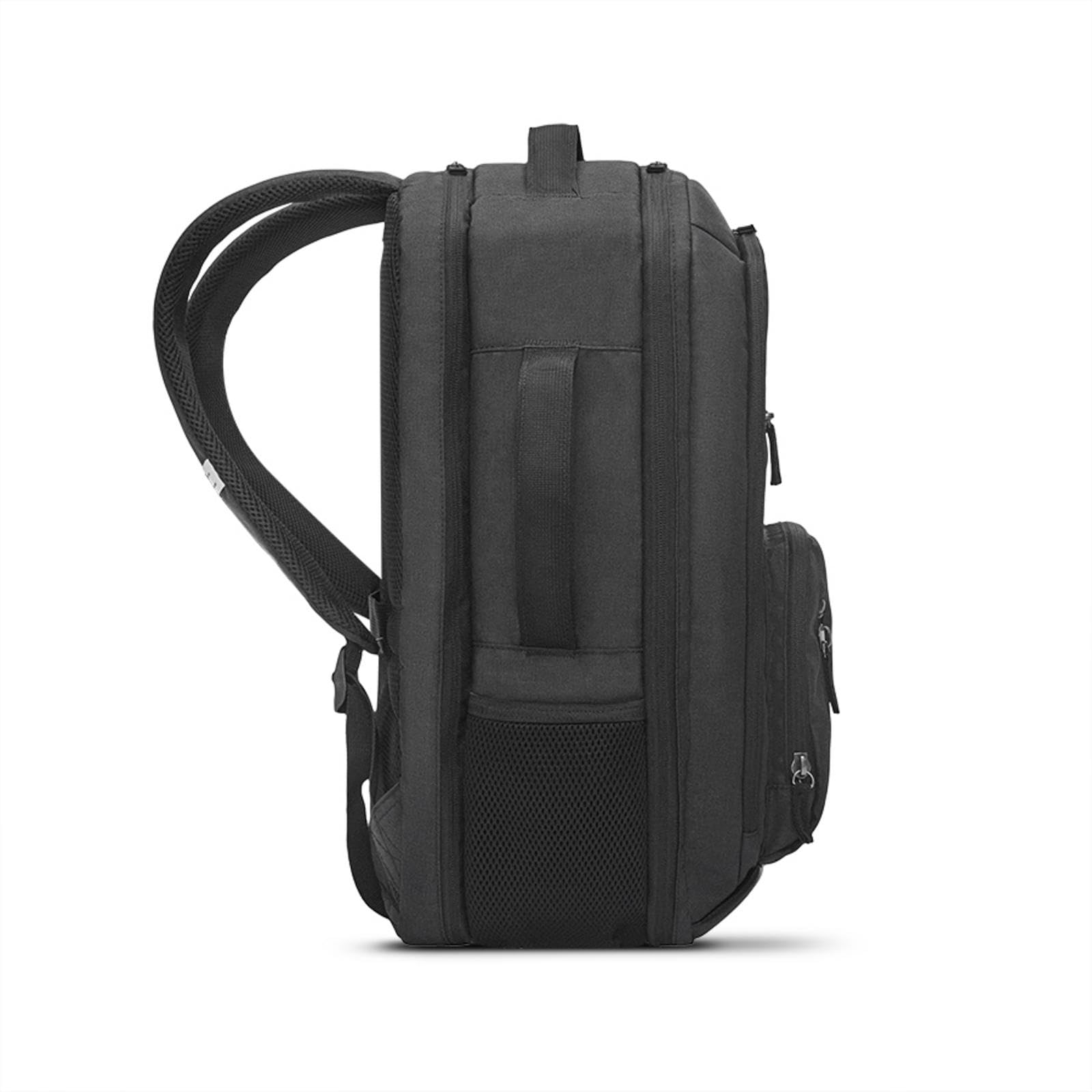 Solo New York Grand Travel TSA Backpack - Black Recycled Laptop Backpack for 17.3