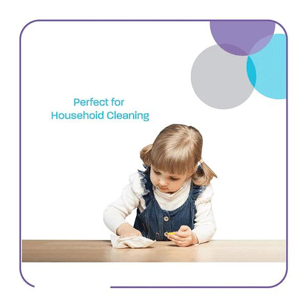 Baby Works Dry Wipes - 100 Count | Ultra Soft & Hypoallergenic Baby Wipes for Diaper Changes, Face Cleaning & On-the-Go Care