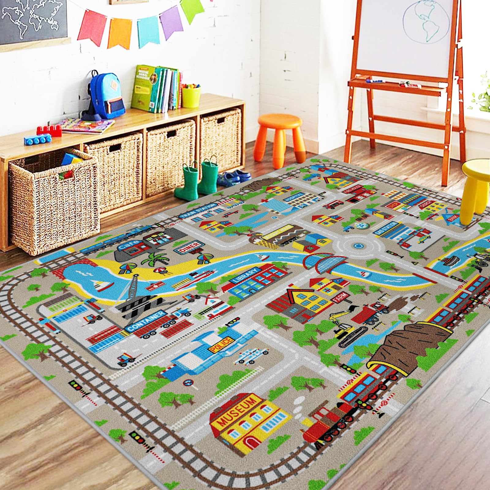 Kids Play Rug 6'6