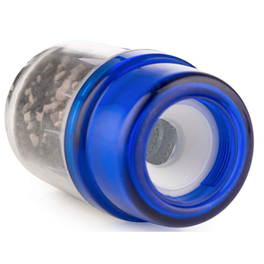 Water Activated Clean Carbon Purifier Kitchen Faucet Filter Nozzle - Front Loading Faucet Attachment for Drinking Water Filtration (Blue, One Size) - Perfect for Home, Bar & Restaurant Use