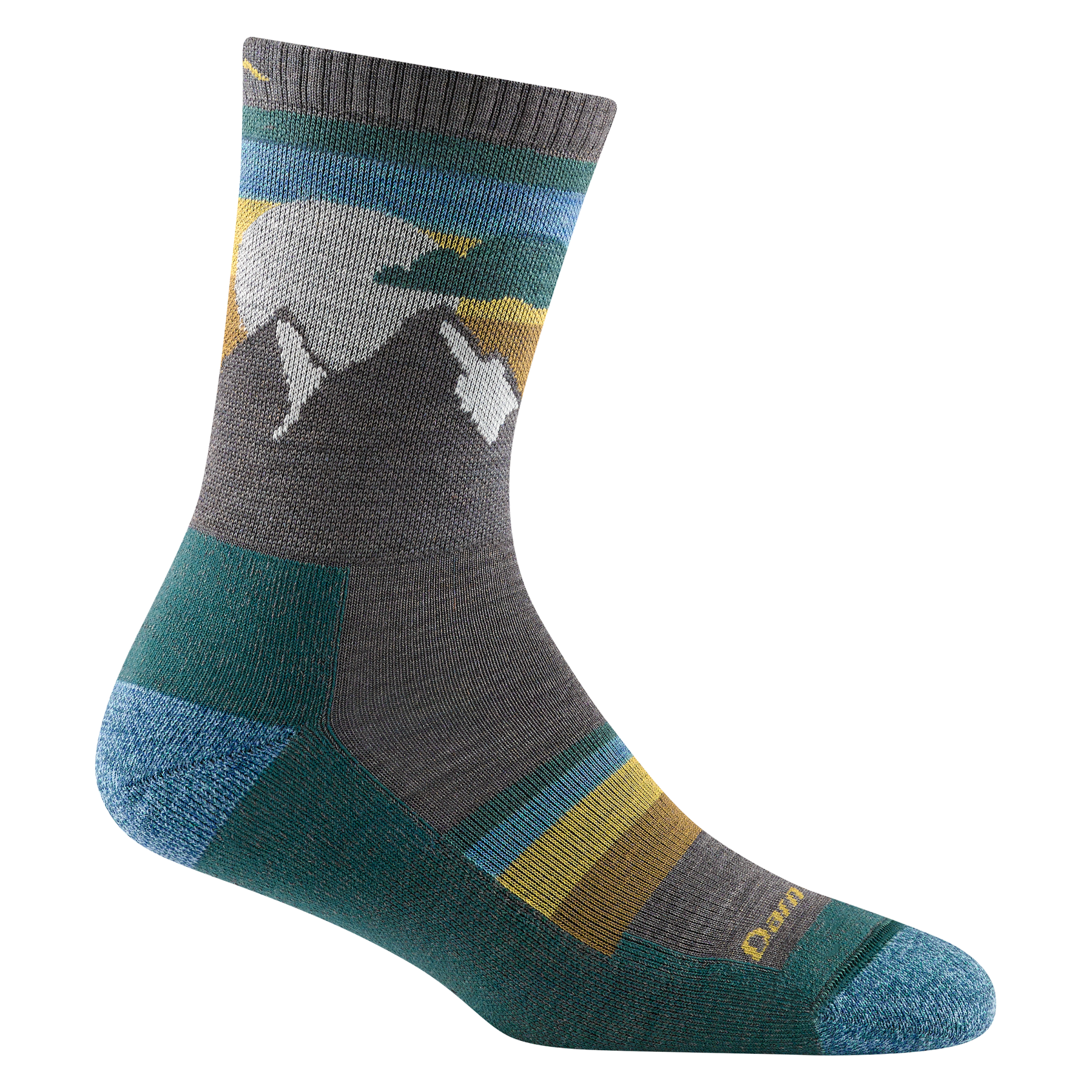 Darn Tough 5005 Sunset Ledge Micro Crew Lightweight Cushion Socks for Women - Hiking, Running & Everyday Comfort