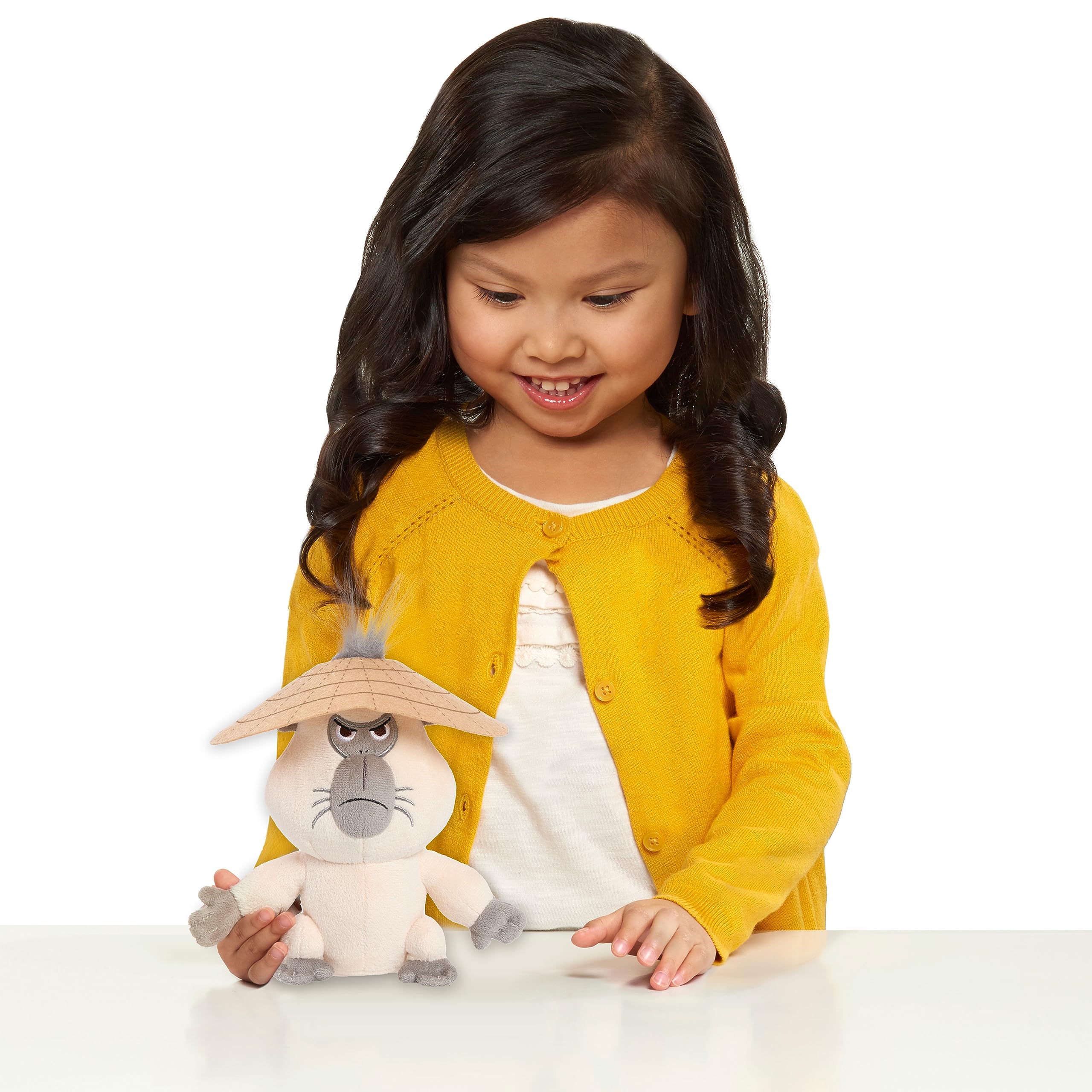 Disney's Raya and The Last Dragon 4.5-Inch Uka Soft Plush Stuffed Ongi Monkey Toy for Kids Ages 3+ | Cute Collectible Gift for Disney Fans, Birthday Party Favors & Playtime Companion