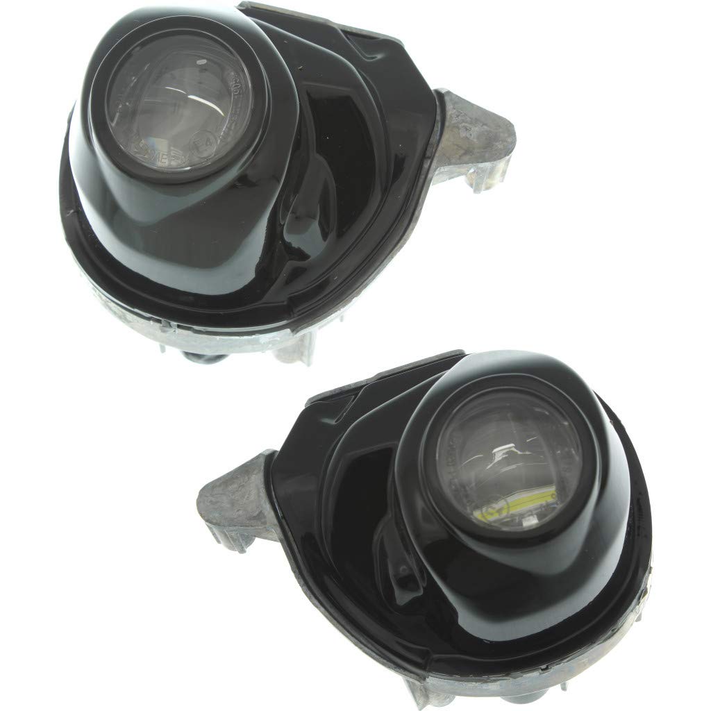 2017-2018 Mazda CX-3 LED Fog Light Assembly Pair - Driver & Passenger Side (MA2592128 MA2593128) | Compatible with Grand Touring Trim | Durable Weatherproof Lights for Night Driving & Foggy Conditions