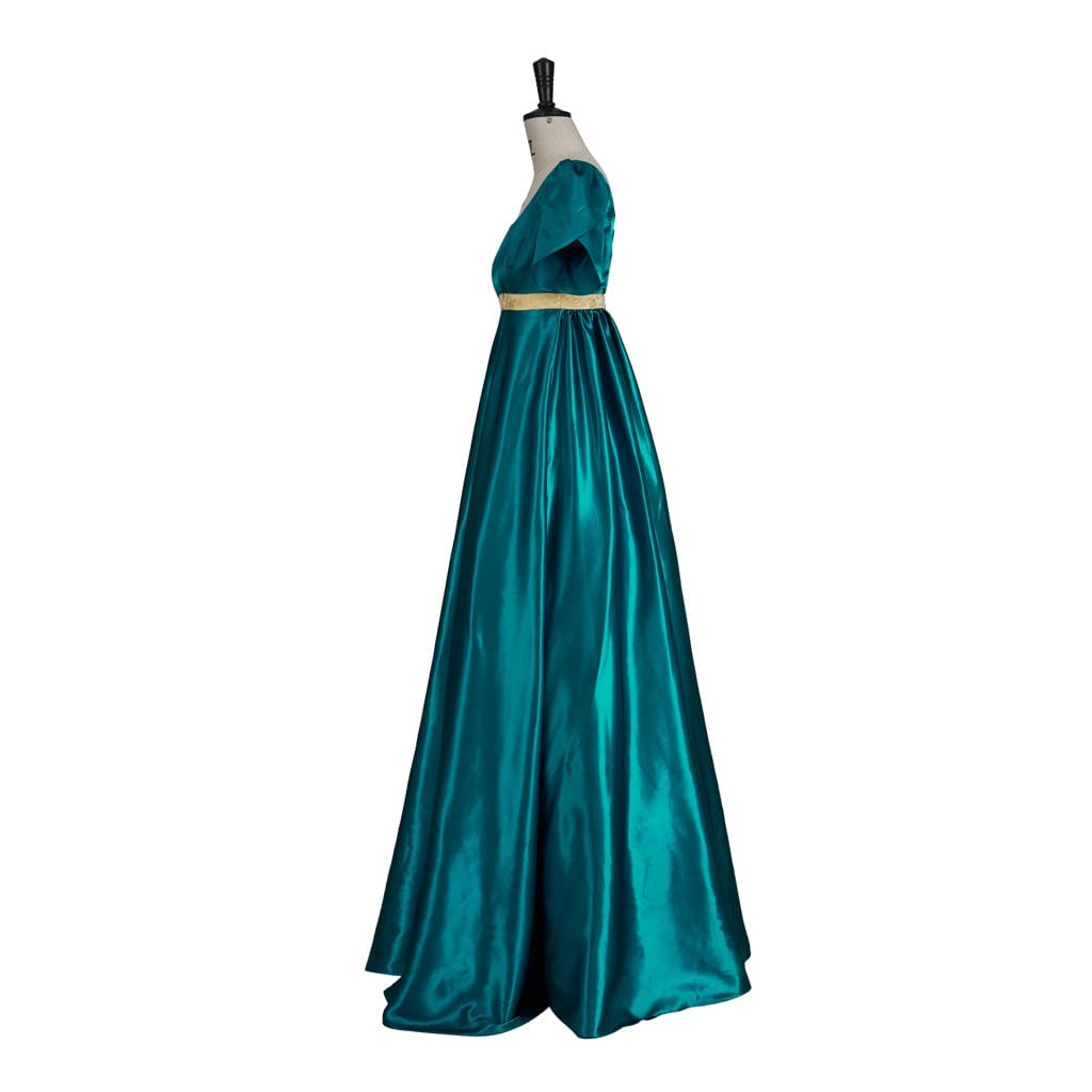 Elegant Kate Dress - Jane Austen Regency Style Victorian Tea Gown with Sash for Women | Perfect for Historical Reenactments, Tea Parties & Bridgerton-Inspired Events