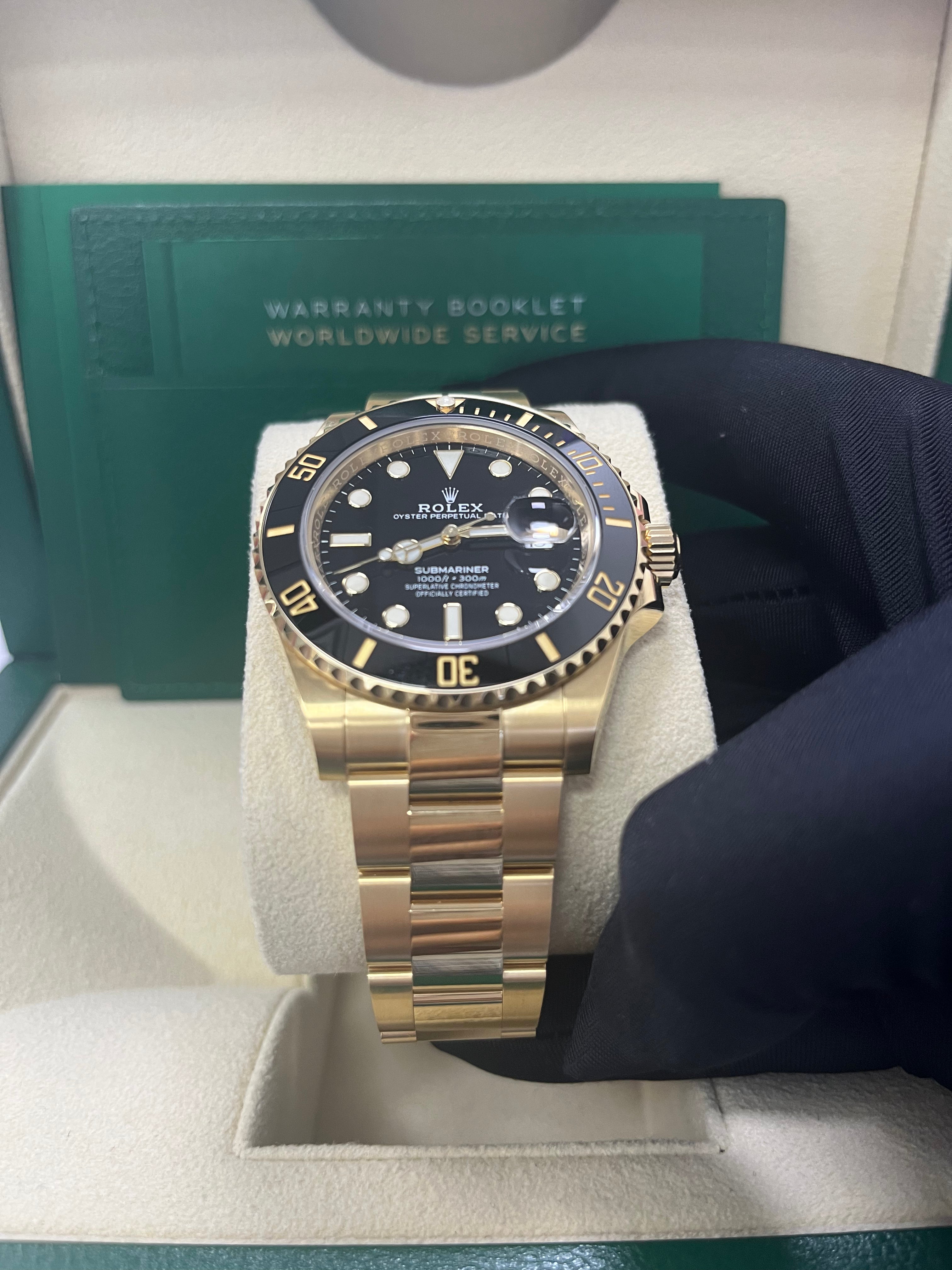 Rolex Yellow Gold Submariner Date Men's Watch with Black Dial - Ref. 126618LN - Luxury Diving Watch for Professional & Formal Occasions