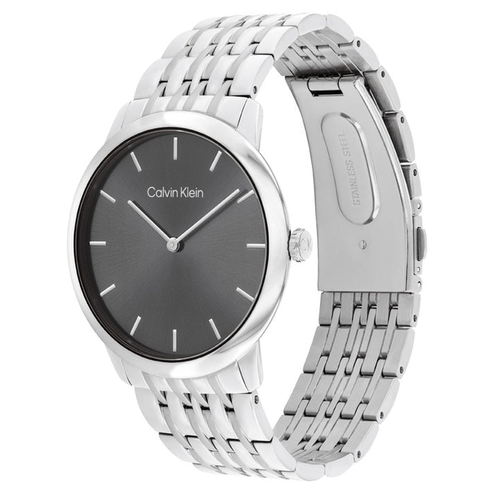 Calvin Klein Intrigue Silver Mesh Bracelet Watch 25300006 - Stylish & Elegant Timepiece for Women, Perfect for Office, Parties & Everyday Wear