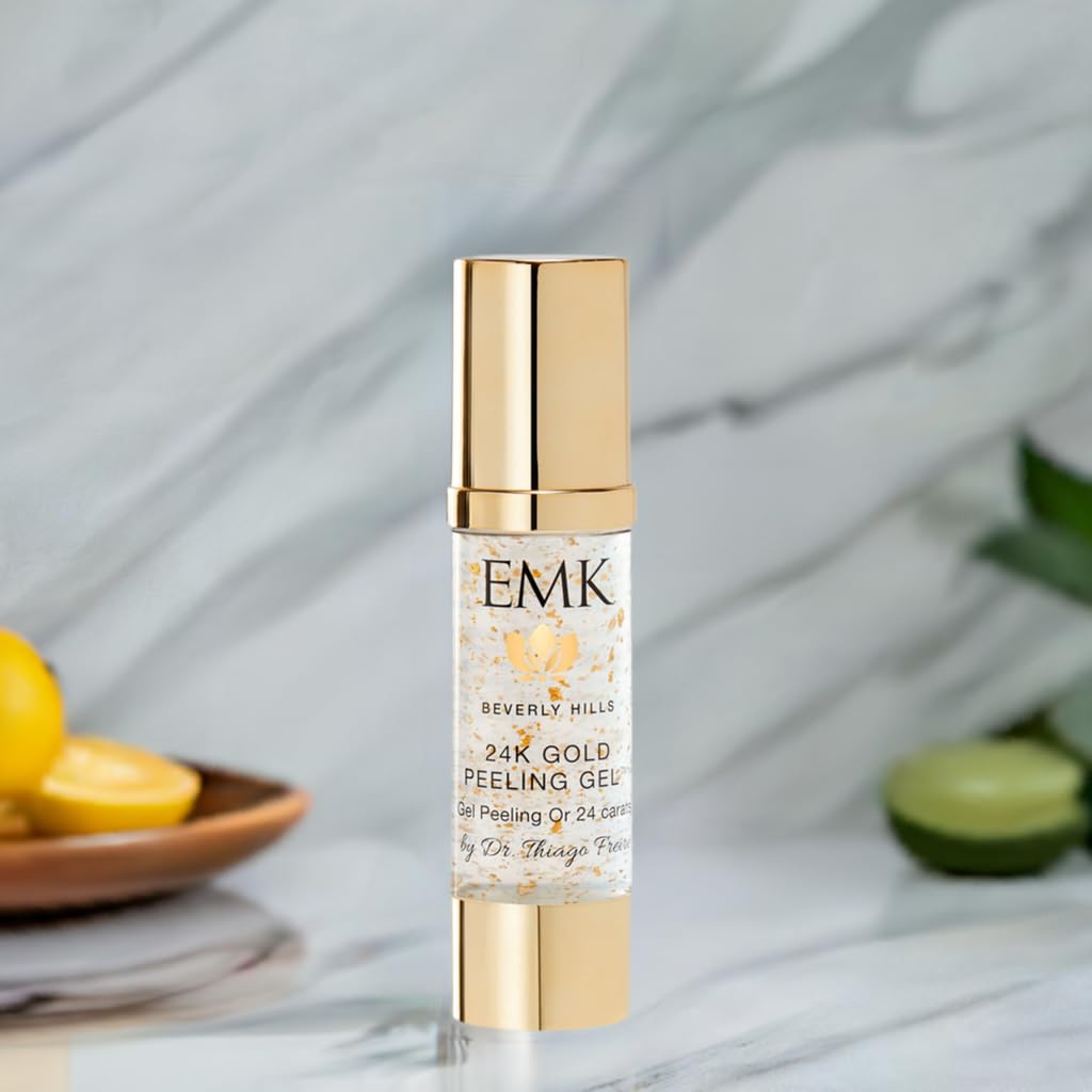 24K Gold Exfoliating Gel - Luxury Face Scrub for Glowing Skin | Gentle Exfoliator for Sensitive & Dry Skin | Perfect for Daily Skincare Routine & Spa Night