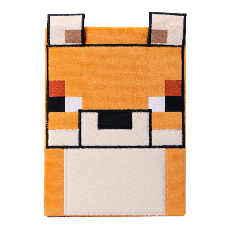 Minecraft Fox Plush Journal - Cute Stuffed Animal Notebook for Kids, Perfect for School, Gaming & Collectors | Gift Idea for Minecraft Fans