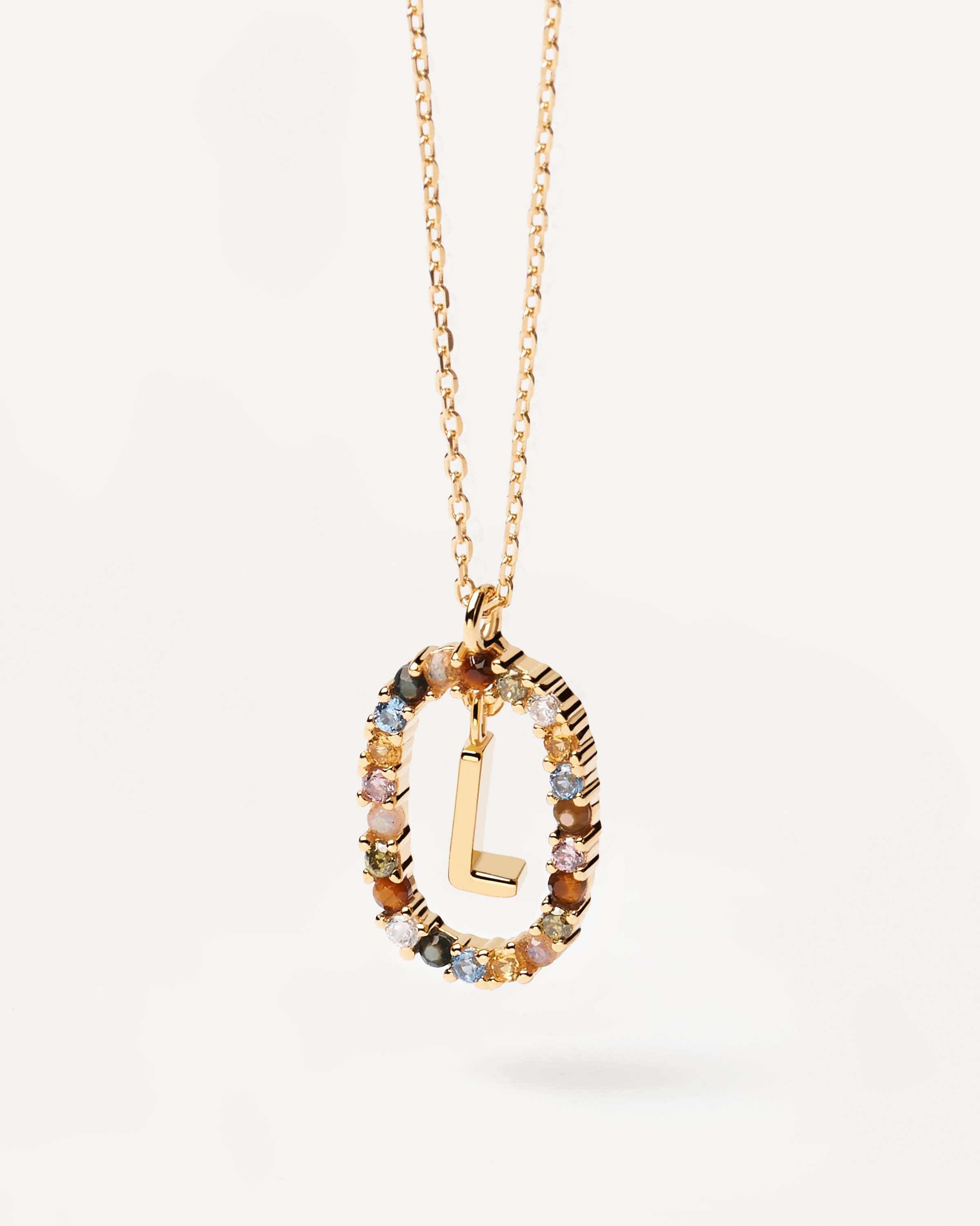 Letter L Necklace - Personalized Initial Pendant for Women & Girls - Elegant Gold & Silver Jewelry Gift for Birthday, Christmas & Valentine's Day - Perfect for Everyday Wear & Special Occasions