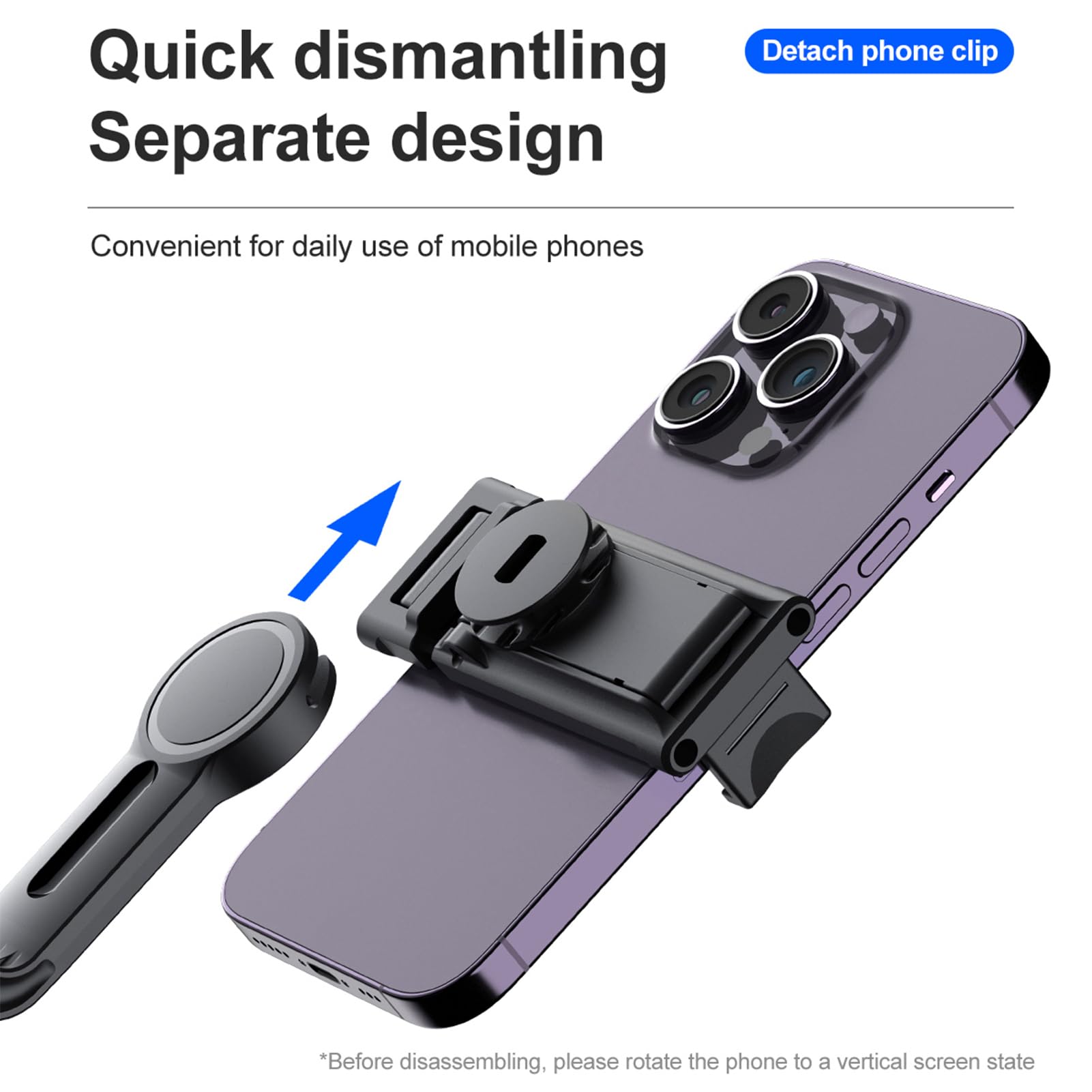 Smart Selfie Gimbal with Auto Face Tracking - 360° Rotating Phone Tripod Stand for Stable Videos & Photos | Perfect for Vlogging, Live Streaming, TikTok & YouTube Content Creation