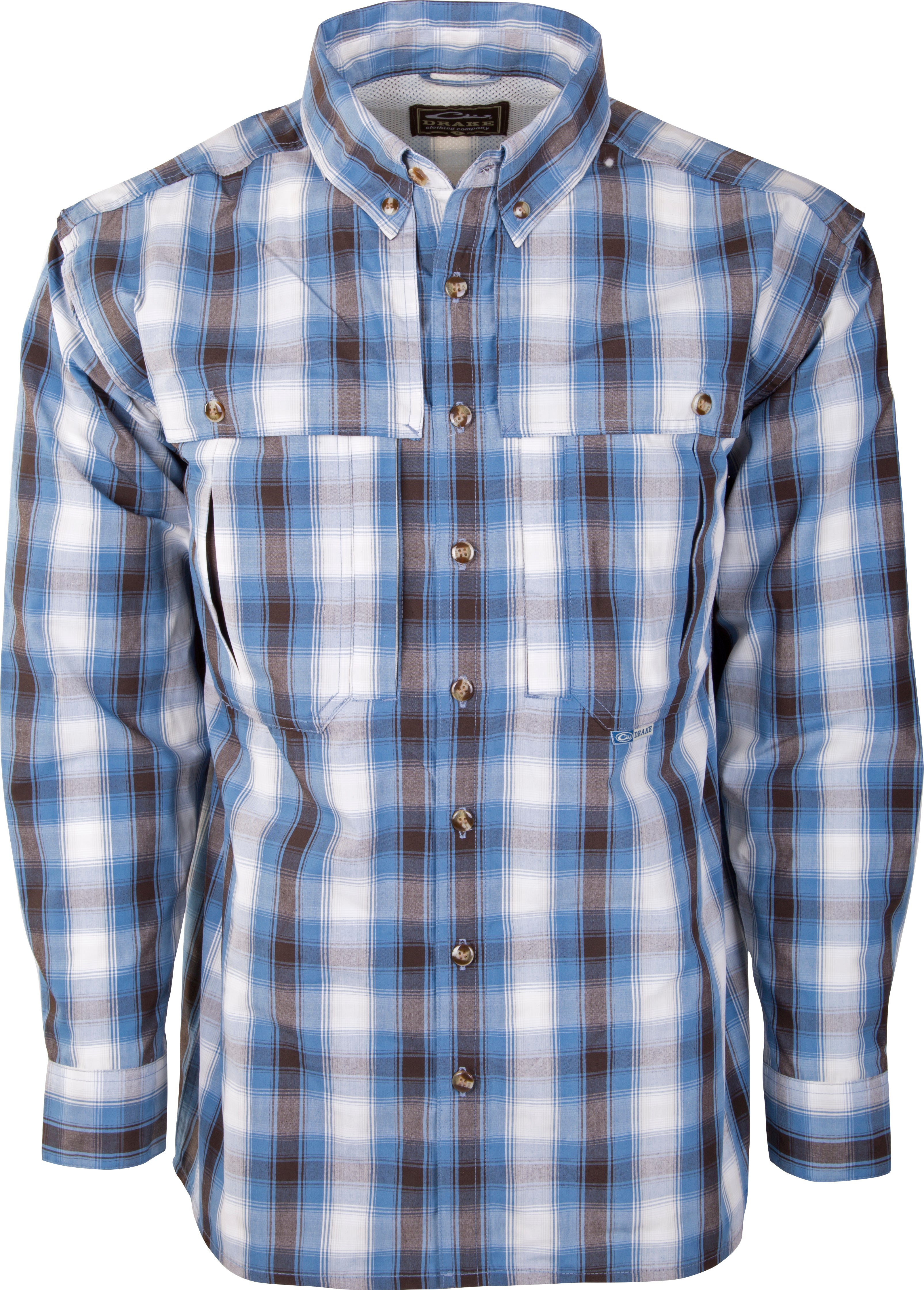 Wingshooter's Small Check Plaid Long Sleeve Shirt - Comfortable & Stylish for Hunting, Outdoor Adventures & Casual Wear