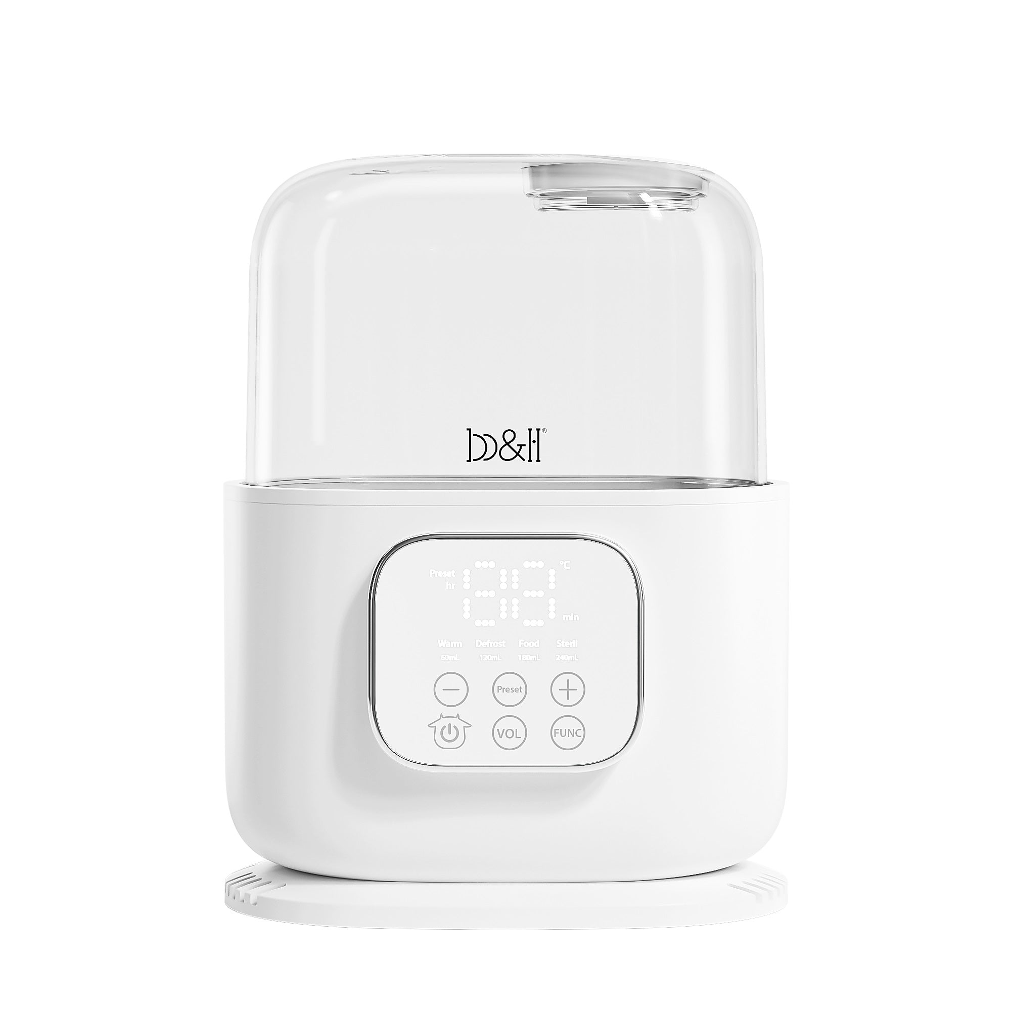 B&H Swiss 5-in-1 Multi-Function Smart Bottle Warmer for Baby - Perfect for Breastmilk, Formula, Food Jars & Baby Bottles at Home or Travel