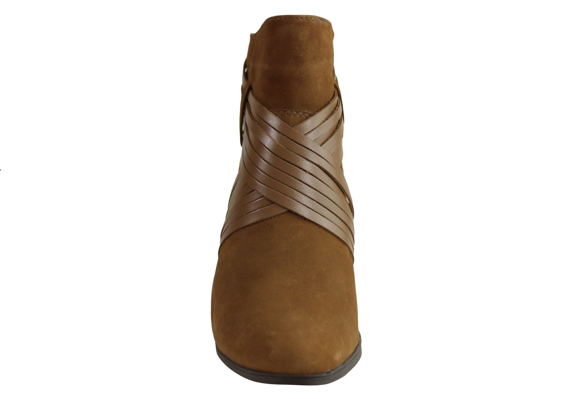 Dazzani Lina Women's Comfort Leather Heel Ankle Boots - Made in Brazil - Stylish & Comfortable Shoes for Work, Party & Everyday Wear