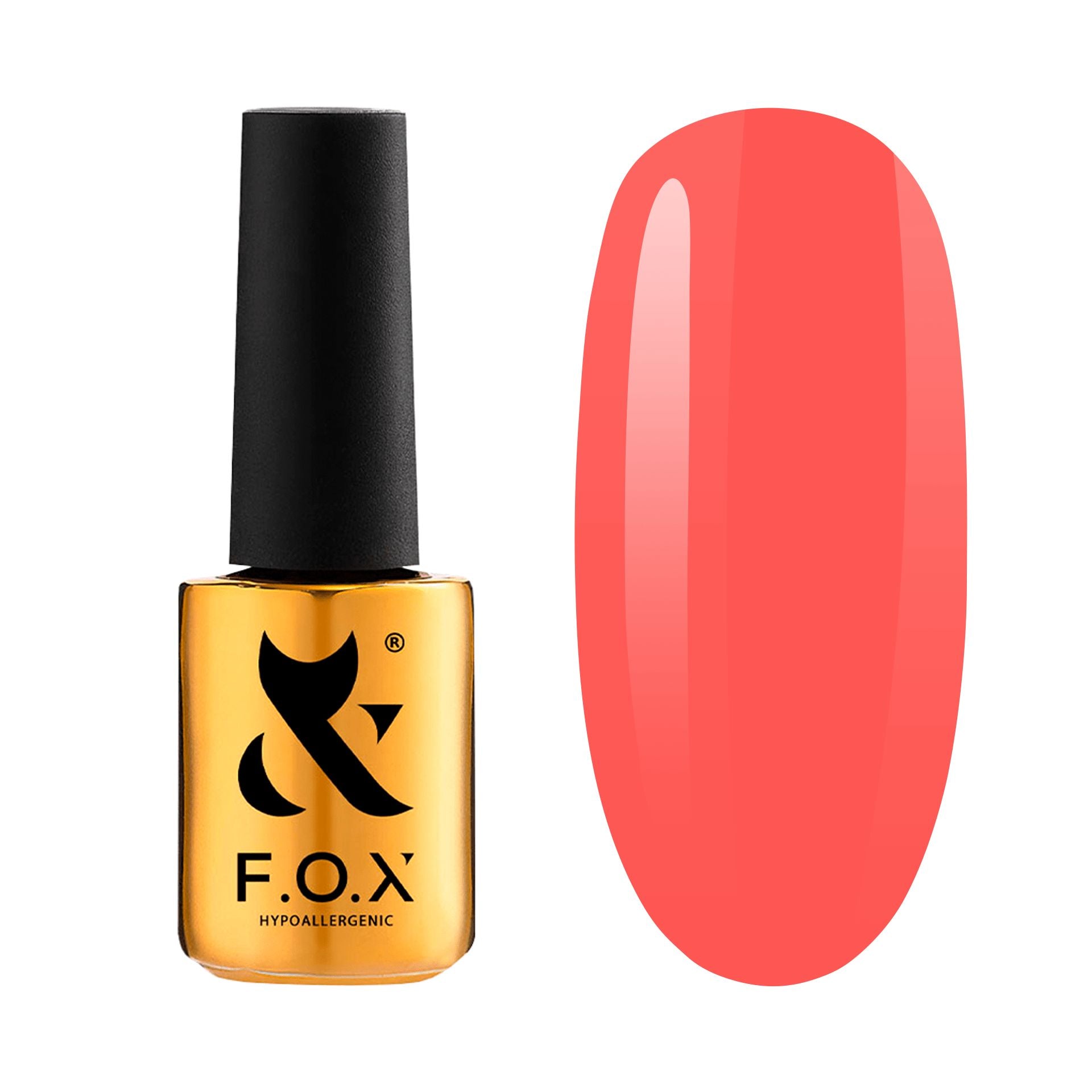 F.O.X Spectrum 071 Neon Nail Polish - 7ml Bottle for Professional Salon & Home Manicure - Vibrant UV Gel Polish for Nail Art Designs & Special Occasions