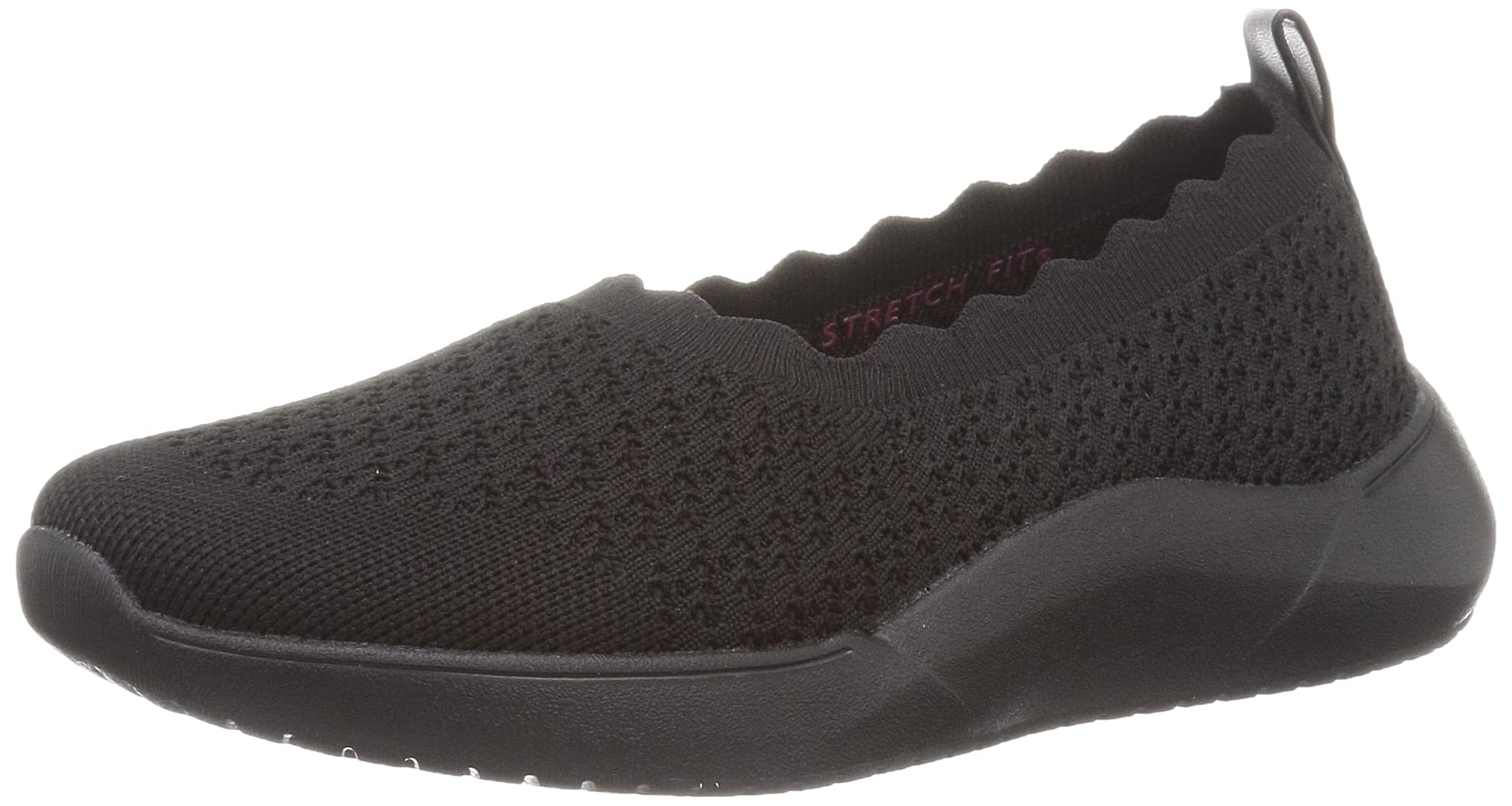 Skechers Modern Comfort Women's Casual Convo Loafer Flat Shoes - Black Size 10 | Slip-On Comfort for Work, Travel & Everyday Wear