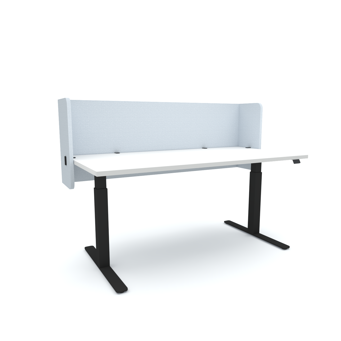 Acoustic Desk Privacy Screen Pod - 1500mm x 24mm x 600mm Soundproof Office Partition - Multiple Color Options for Home & Office Workspaces