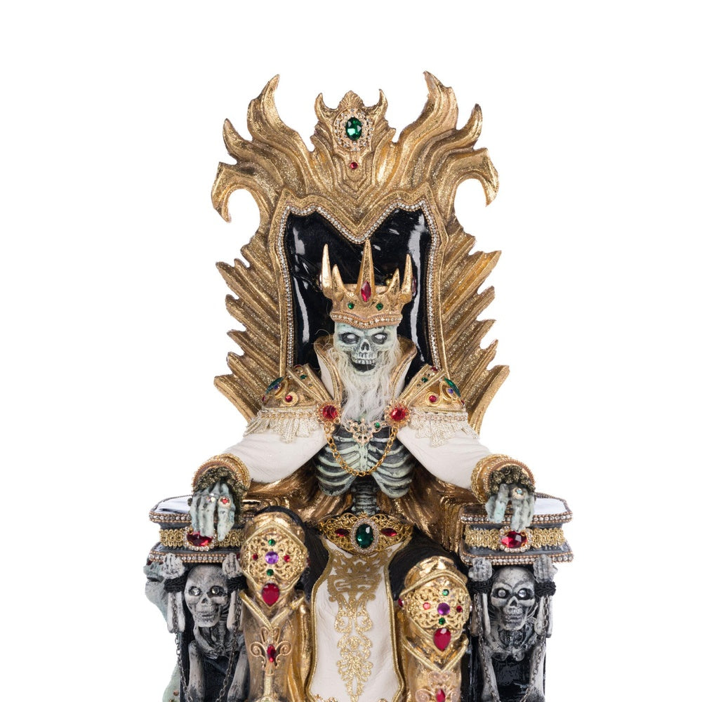 Captain Skully Swashbuckler Pirate King Statue - Handcrafted Resin Collectible Figurine by Katherine's Collection - Perfect for Pirate Themed Decor, Man Cave Display, and Gift for Adventure Lovers