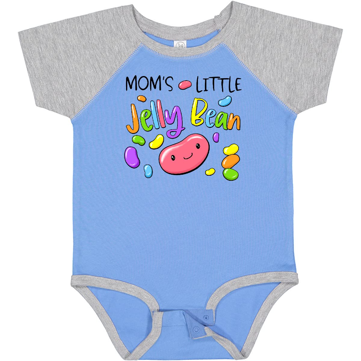 Inktastic Mom's Little Jellybean Cute Easter Candy Baby Bodysuit - Adorable Infant Onesie for Easter Photos, Baby Shower Gift & Holiday Outfits