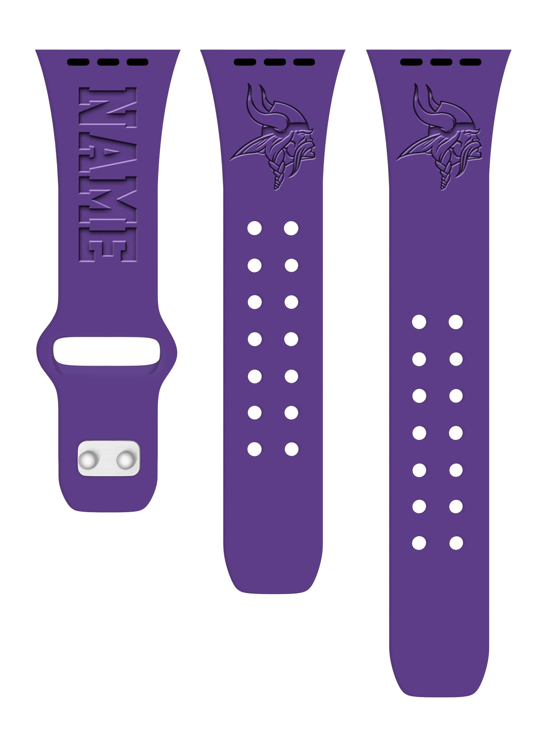 Custom NFL Engraved Apple Watch Band - Personalized Game Time Sports Accessory for Fans - Perfect for Football Games, Tailgating & Team Spirit Gifts
